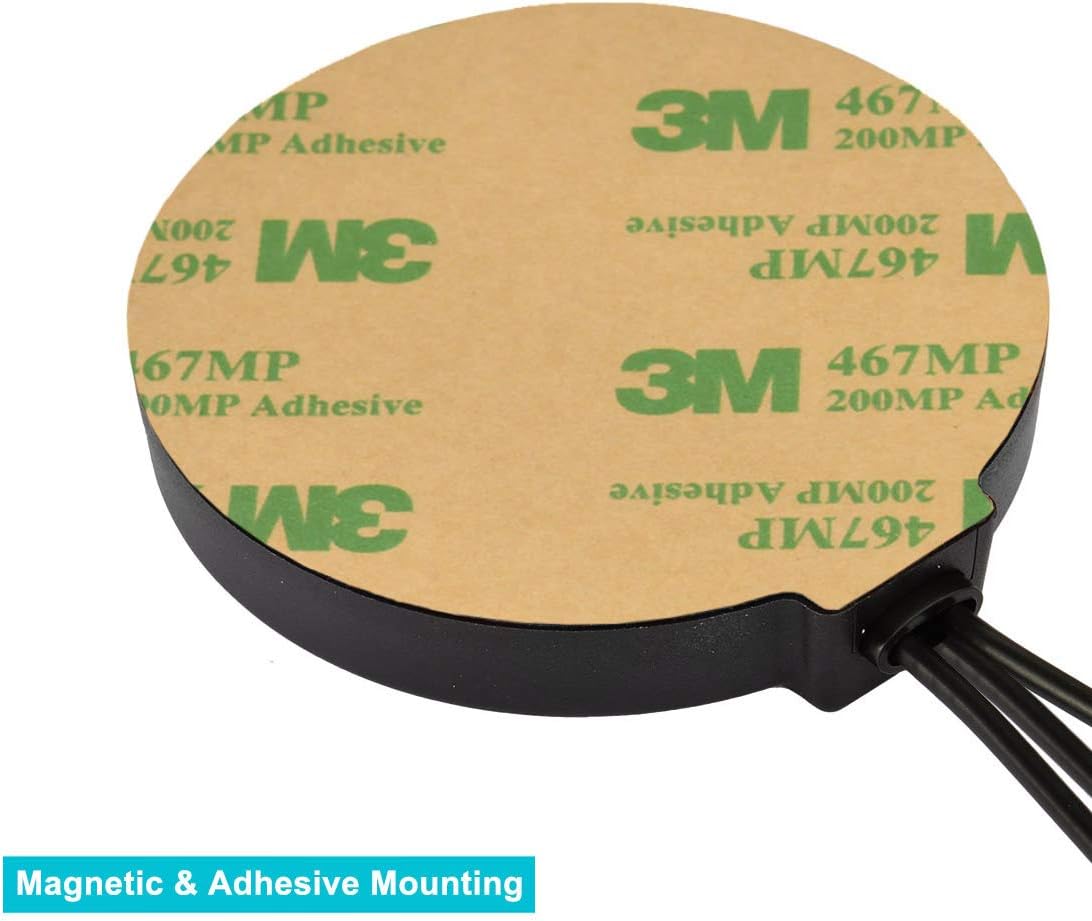 4G LTE MIMO Mobilfunk GPS Antenne mit Magnetischer Klebemontage Kompatibel mit 4G GPS Ladestation IBR900/1700 Wireless Airlink MG90 MP70 GX450 RV50 Industrie Gateway Modem Mobiler Router