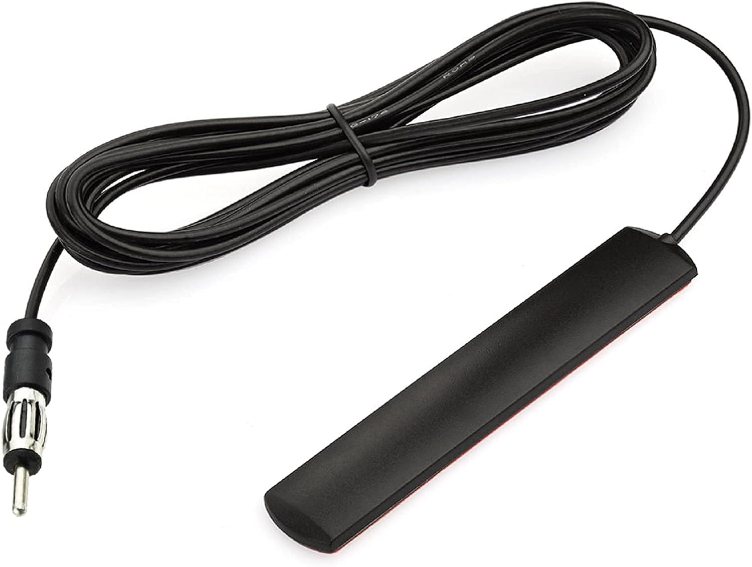 Bingfu Car Radio Antenna FM Windscreen Antenna Universal FM Car Antenna Patch Windscreen Paste with DIN Plug 3M Extension Cable for Vehicle Car Truck SUV Radio Stereo Receiver Tuner