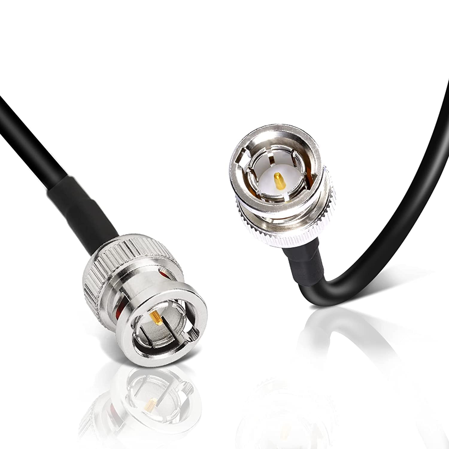 BINGFU BNC Stecker auf BNC Stecker SDI-Kabel (Belden 1855A) 1m für 4K-HD / 3G / 6G SDI Vedio Kamera Monitor Recorder Konverter Broadcast-Router Audio-Gateway-Hub RF-Modulator-Splitter, Frame Grabber