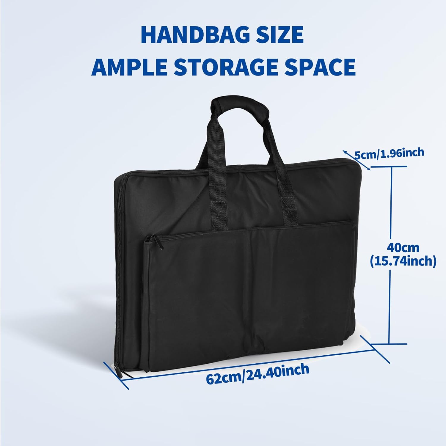 Bingfu Travel Bag for Starlink Gen3 V3 Rectangular Satellite Internet Kit - Double Pocket Design for Antenna, Ethernet Cable, Router, Power Supply - Ideal for RV Camping and Outdoor Use, Black