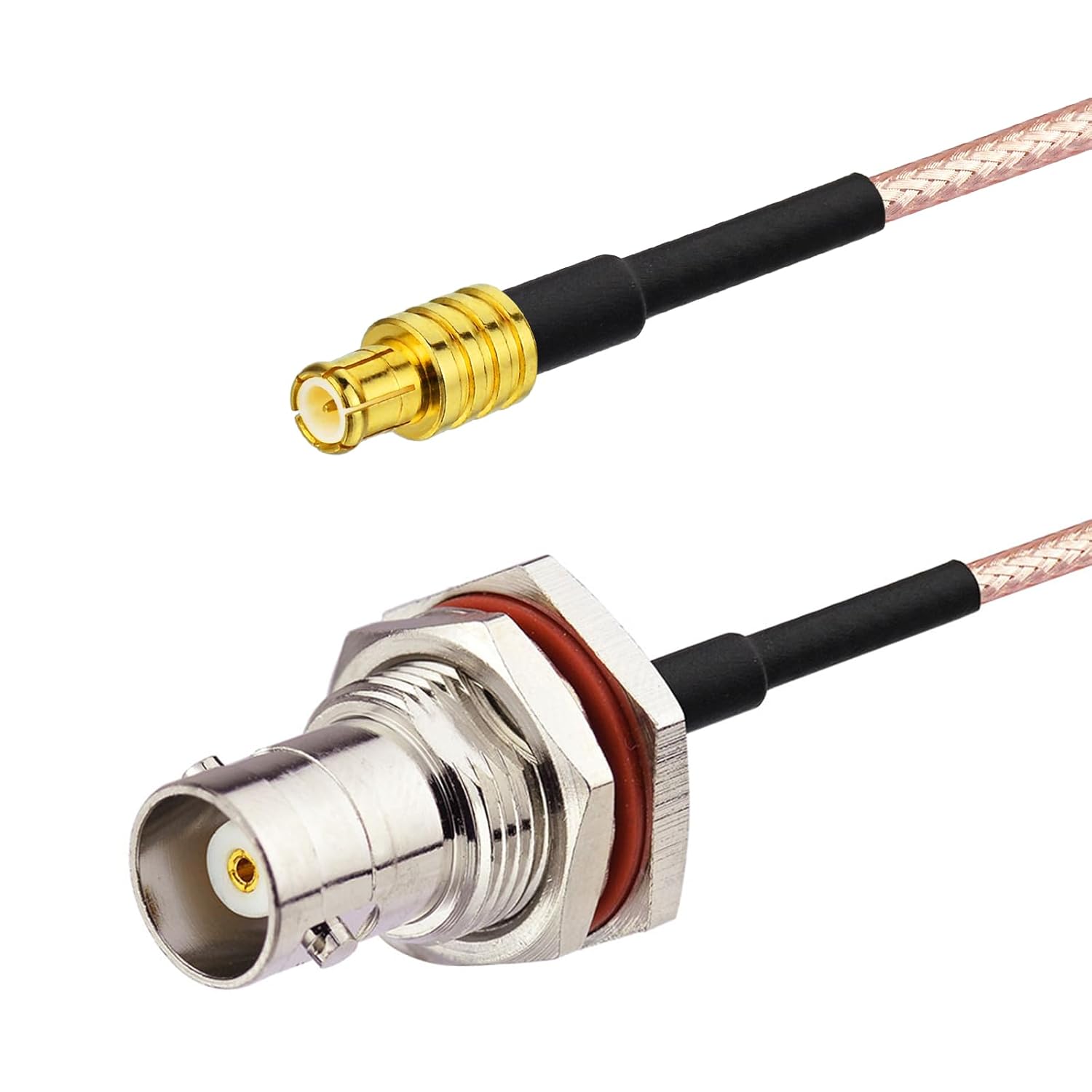 BINGFU MCX Male to BNC Female 5.9inch Pigtail RG316 Coaxial Jumper Cable Adapter Compatible with Newsky TV28T RTL-SDR Dongles DS203 OSC DS0201 DSO Quad Oscilloscope