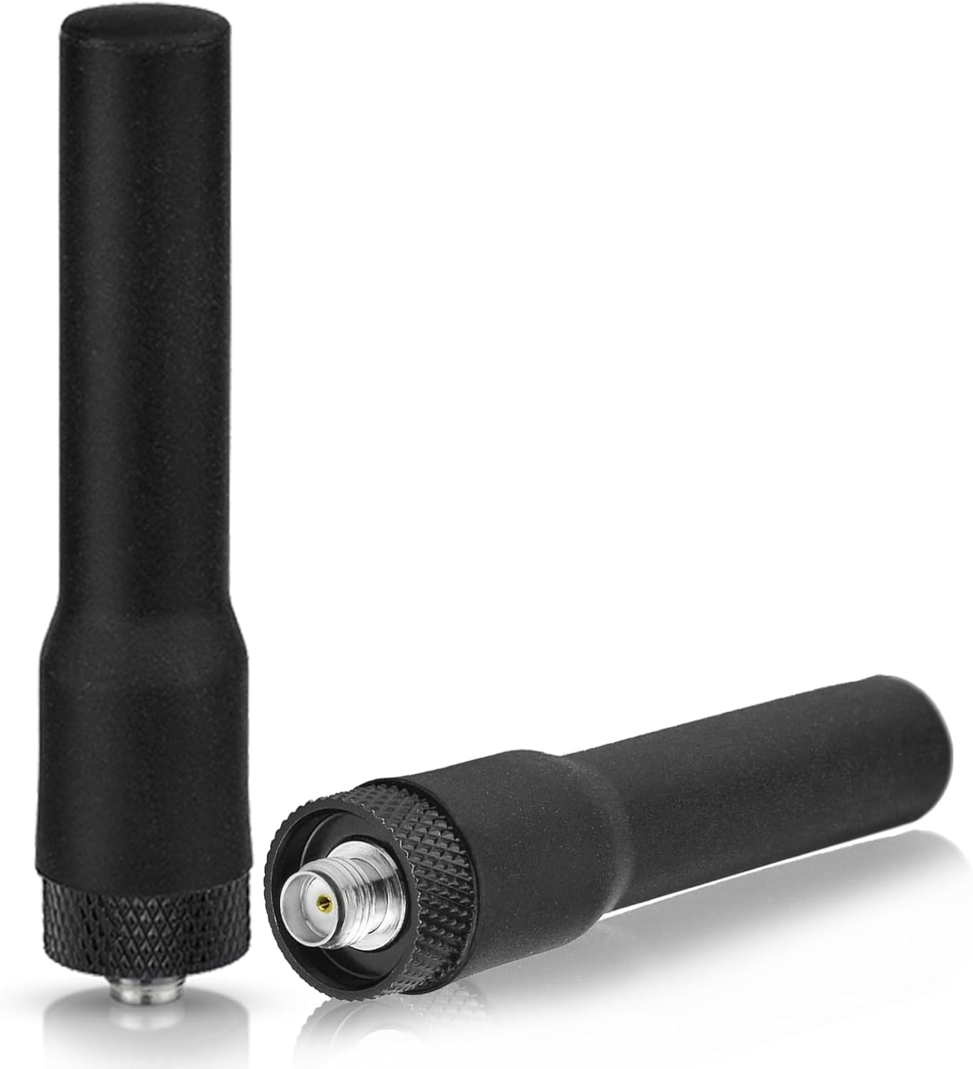 Bingfu Funkgerät Antenne SMA Buchse Dual Band VHF UHF 136-174MHz 400-460MHz Antenne Kompatibel mit Baofeng BF-F8HP UV-5R UV-82 BF-888S Handheld HT Ham Radio Walkie Talkie, 2-Pack, MEHRWEG