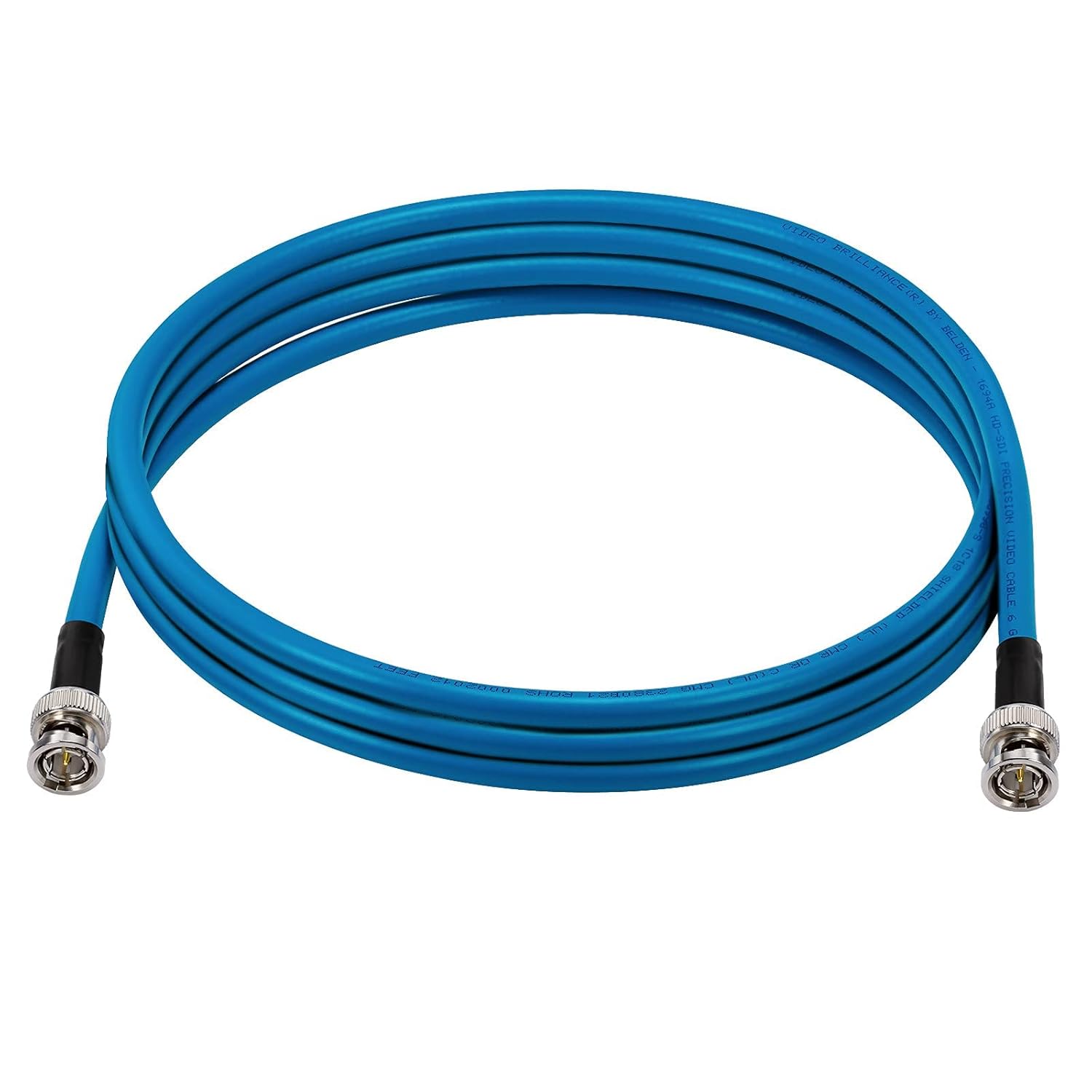 BINGFU SDI Cable BNC Cable 75 Ohm 3G/6G SDI Digital Video Cable (Belden 1694A) for Cameras and Video Devices, Supports HD-SDI 3G-SDI 1080P 4K-UHD, 3M
