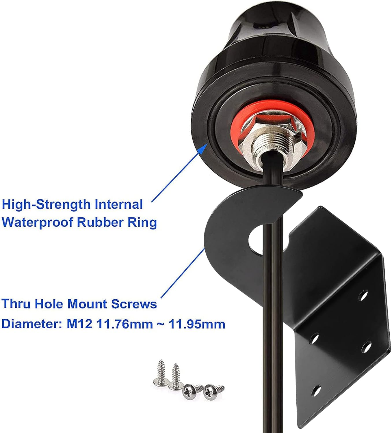4G LTE Antenne SMA-Stecker MIMO Antenne Außenwandmontage wasserdichte Antenne für Verizon AT&T T-Mobile Sprint 4G LTE Router Gateway Modem Mobilfunk Router Gateway Trail Kamera