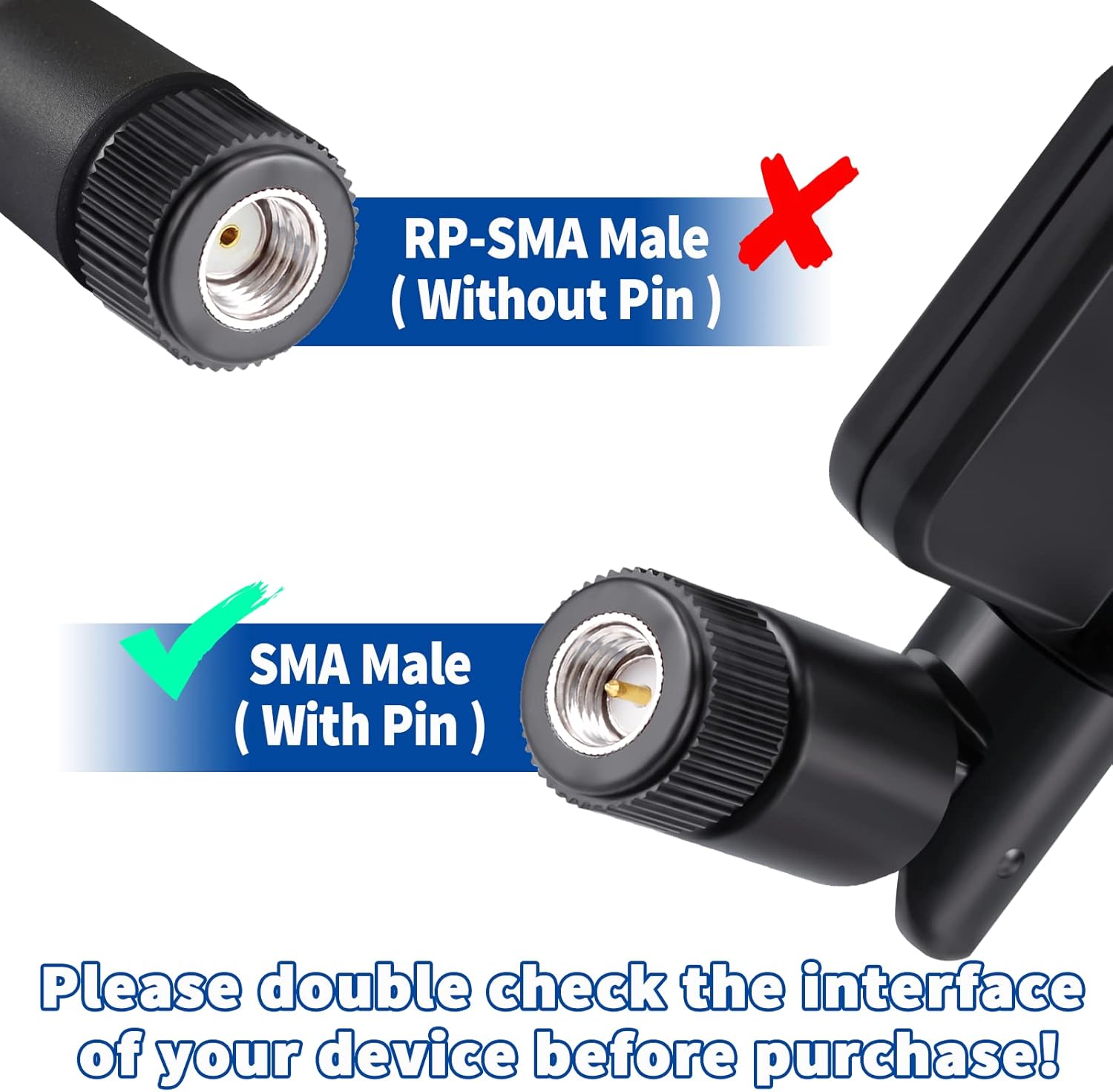 4G LTE Antenne 8dBi SMA Stecker Antenne Kompatibel mit 4G LTE Wireless CPE Router Hotspot Mobilfunk Gateway Industrieller IoT Router Wildkamera Wildkamera Outdoor Überwachungskamera