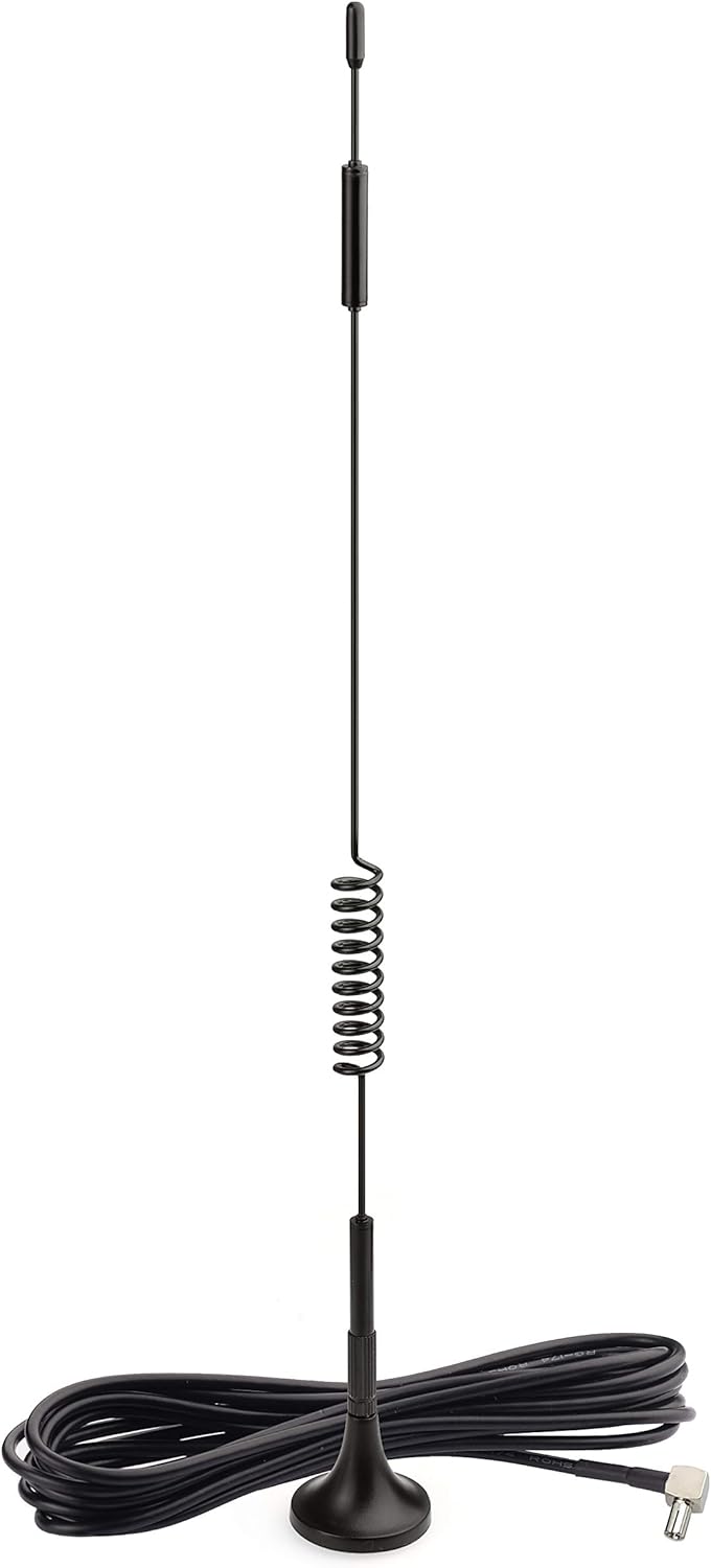 Bingfu 4G LTE Antenne TS9 7dBi Magnetfuß MIMO Netzwerk Externe Antenne Signalverstärker Kompatibel mit Telekom Vodafone O2 Huawei Mobile Hotspots Aircards und LTE Router