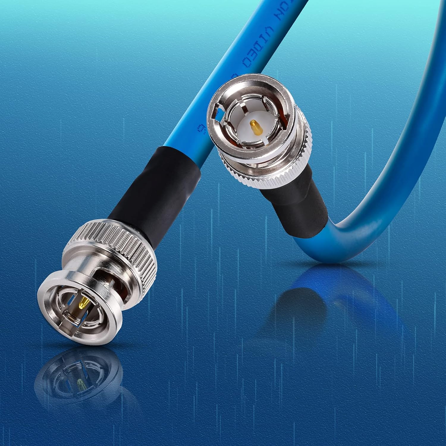 BINGFU SDI Kabel BNC Kabel 75 Ohm 3G/6G SDI Digitales Videokabel (Belden 1694A) für Kameras und Videogeräte, Unterstützt HD-SDI 3G-SDI 1080P 4K-UHD, 1M