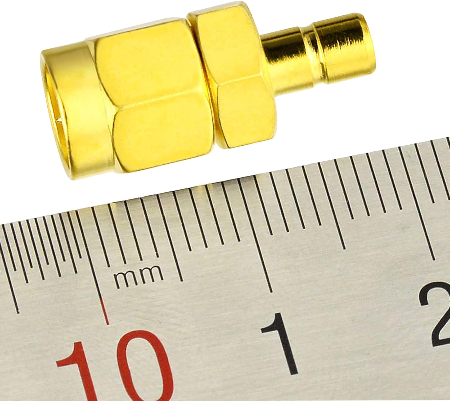 BINGFU DAB Antenne SMA Adapter SMA Stecker zu SMB Buchse 2 Stücke kompatibel mit Autoradio Clarion Pure Alpine Pionner