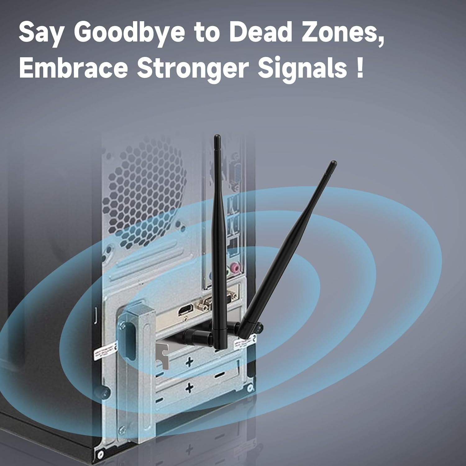 WiFi 2,4 GHz 5,8 GHz 6dBi RP-SMA-Steckerantenne + U.FL IPX IPEX MHF4 auf RP-SMA-Buchse-Verlängerungskabel + PCI-Steckplatzabdeckung für M.2 NGFF Intel Wireless-Netzwerkkarte WiFi-Adapter Laptop