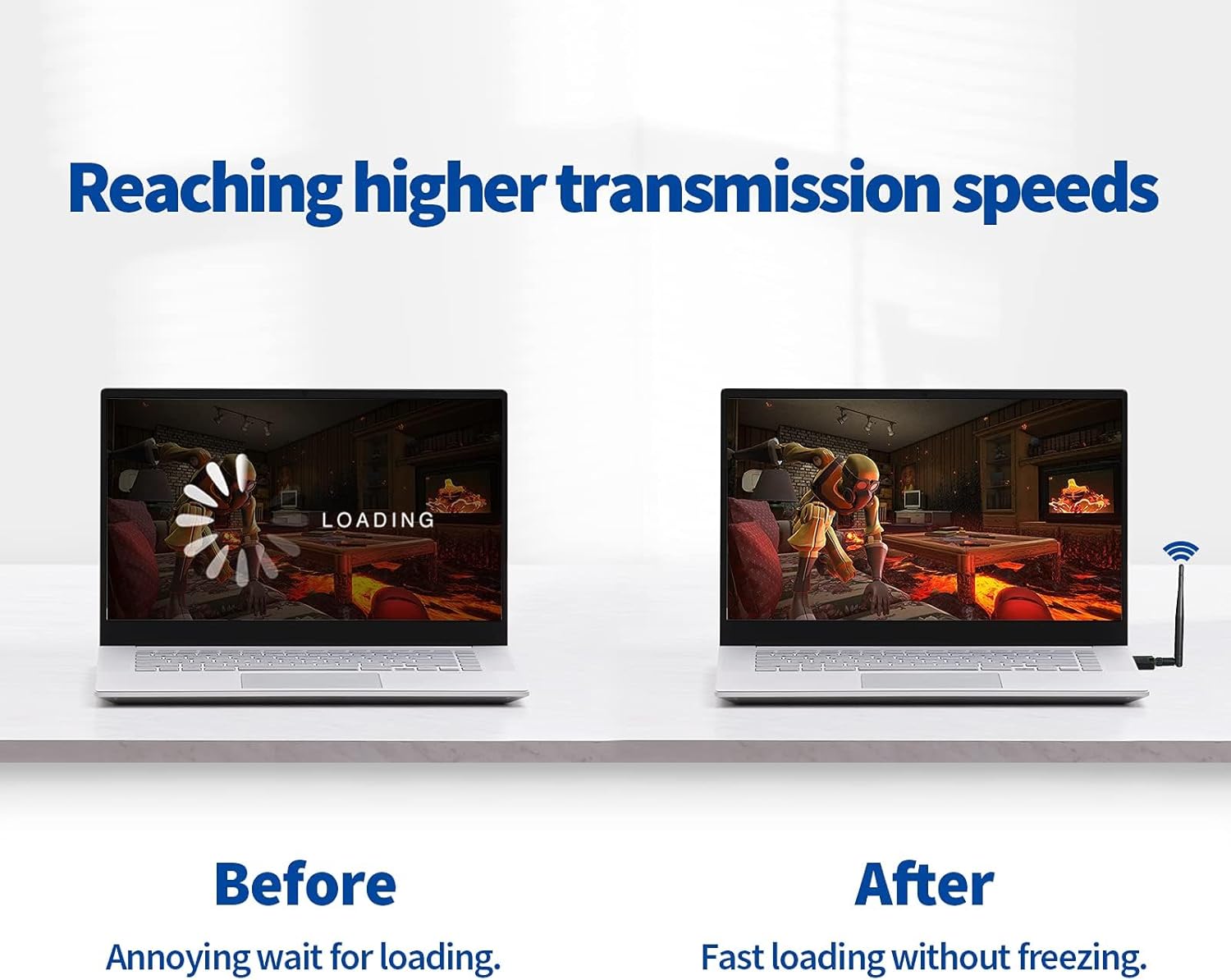 Click to see full view Bingfu Wifi Antenna 2.4GHz 5GHz 5.8GHz 3dBi RP-SMA Antenna Replacement (4pcs) for WiFi Router Wireless Network Card USB Adapter Security IP Camera Video Surveillance Monitor