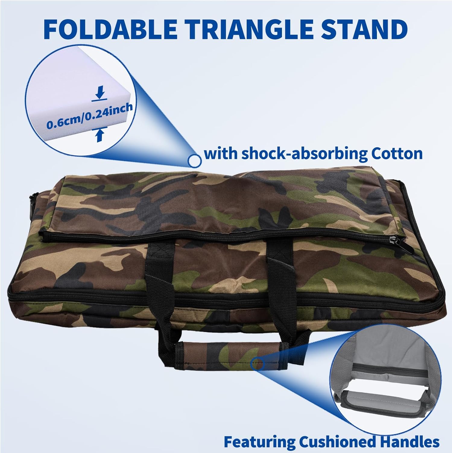 Reisetasche für Starlink Gen3 Satelliten-Internet-Kit – Doppeltes Taschendesign für Antenne, Ethernet-Kabel, Router, Netzteil – Ideal für Wohnmobil-Camping und den Outdoor-Einsatz, Tarnmuster