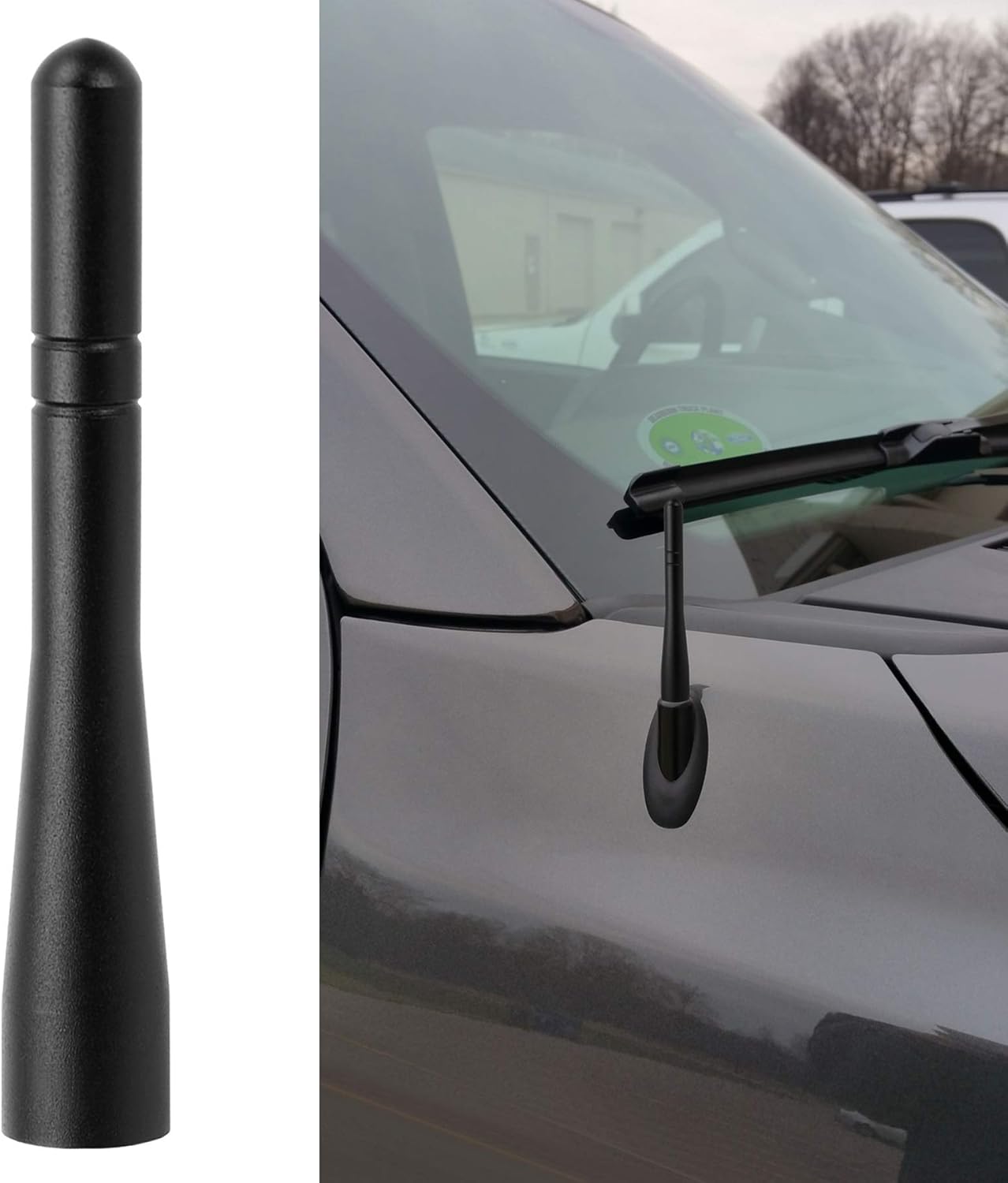 Bingfu Vehicle Short Antenna Mast Car Truck Antenna Replacement