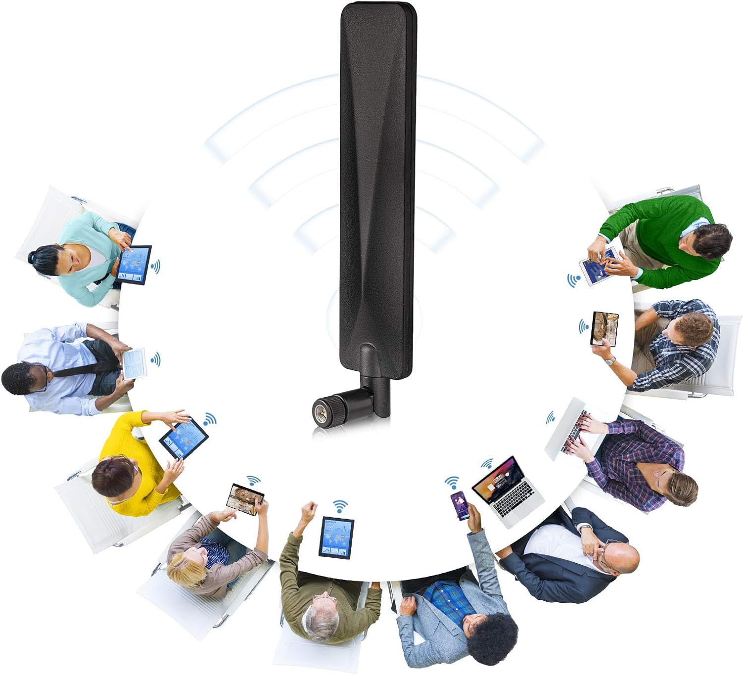 4G LTE Antenne 9dBi 4G LTE SMA Stecker Antenne (2 Stück) für 4G LTE Router Gateway Modem Wildkamera Mobilfunkkamera Spielkamera Wildlife Hunting Camera Mobile Überwachungskamera