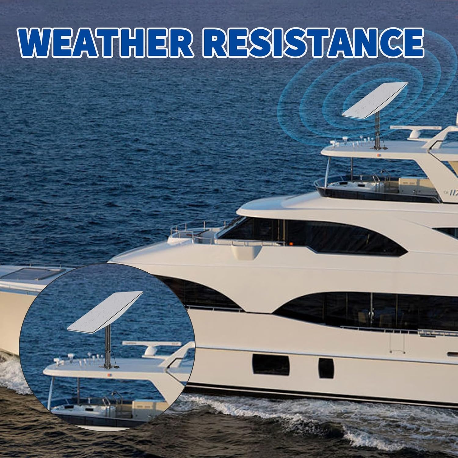 Schwerlast-Antennenhalterung für Starlink Satellitenschüssel - Dachmast-Montagezubehör-Kit - Kurze horizontale Halterung