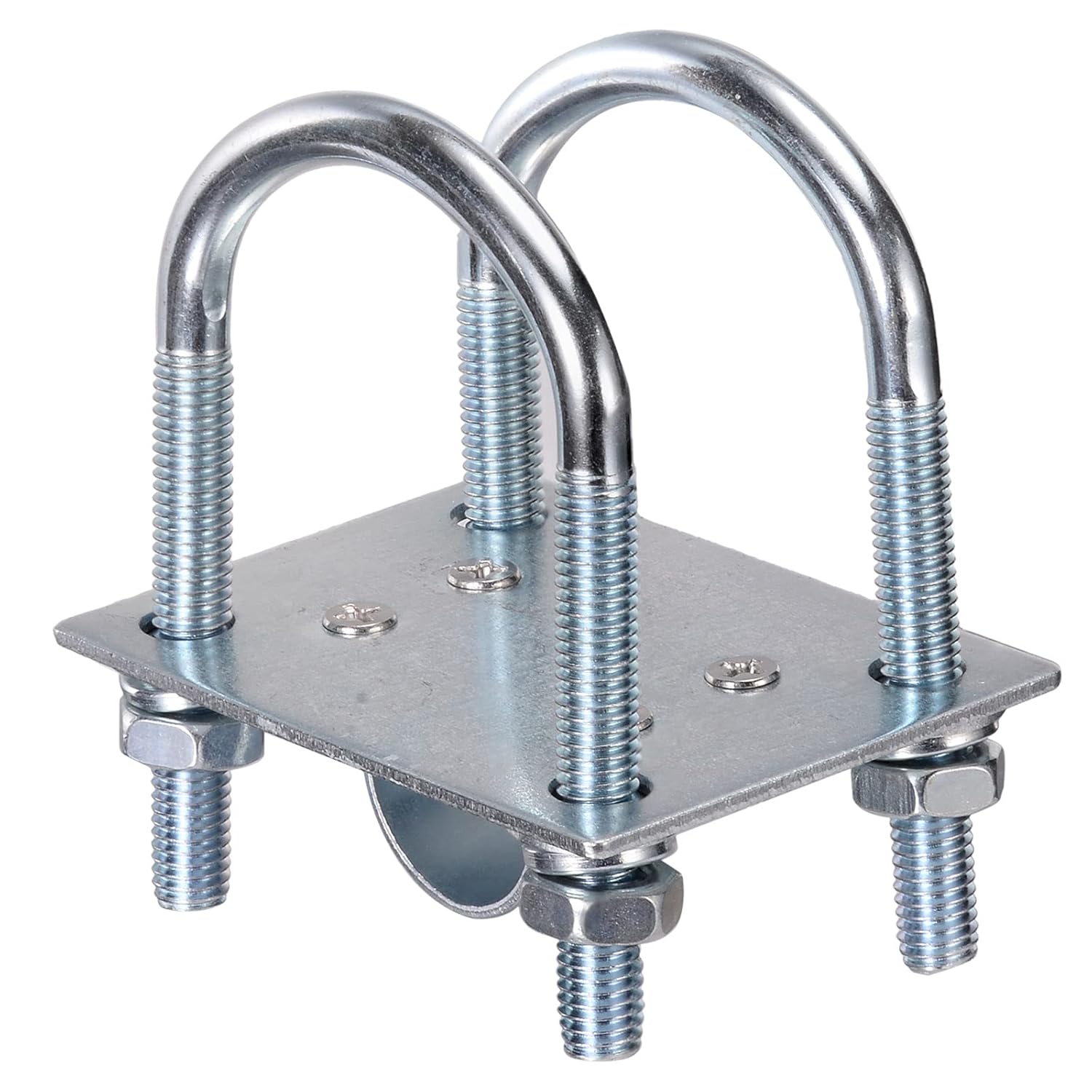 Bingfu Lora Antenna Fixed Bracket Anti-Corrosion Pole Mount U-Bolt Clamp for Helium Miner Fiberglass Antennas