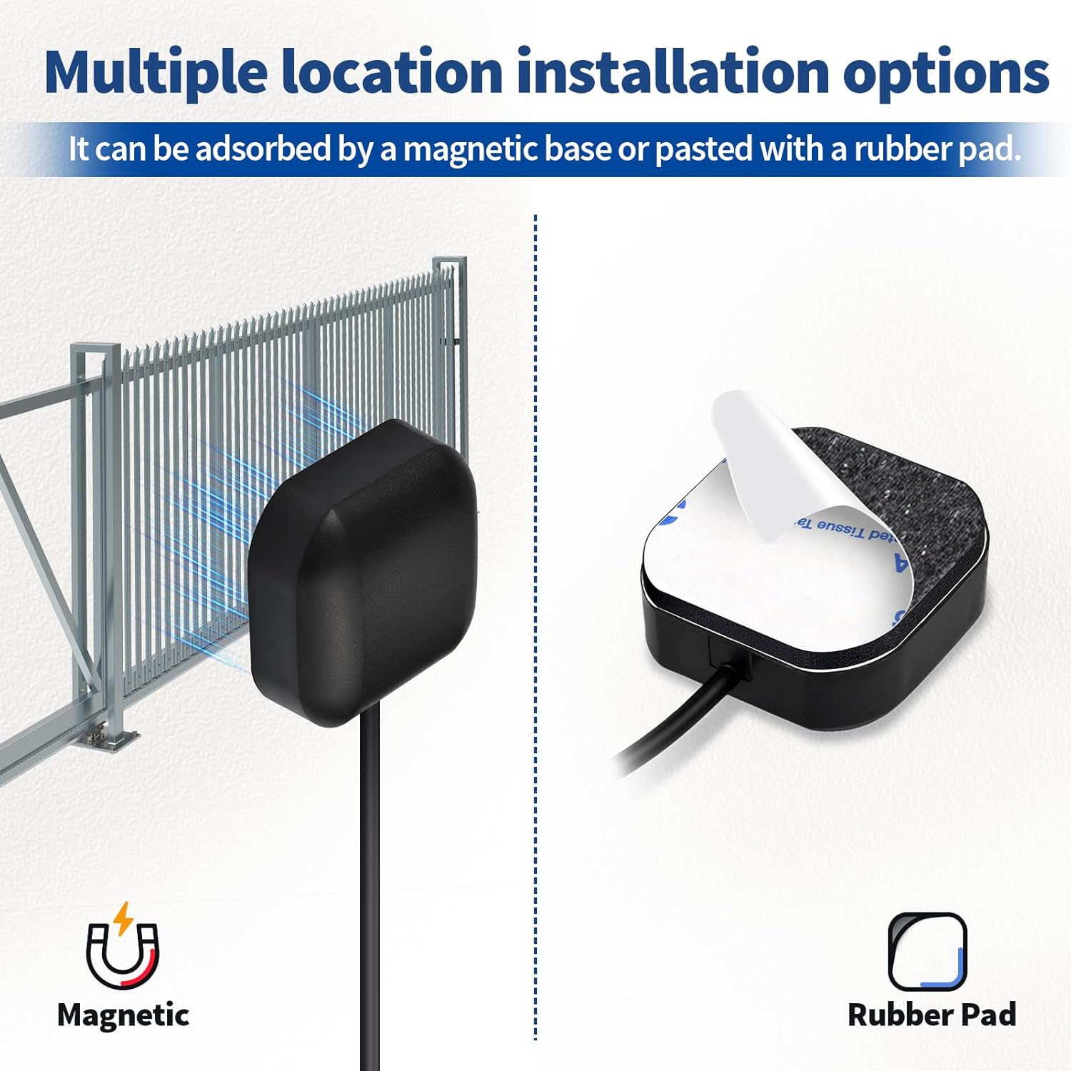 Bingfu GPS Antenne Fakra C Auto wasserdichte Aktive GPS Navigation Antenne für Auto Stereo Head-Unit GPS Navigationssystem Modul LKW Marine Boot GPS Tracker Locator Echtzeit Tracking-Gerät