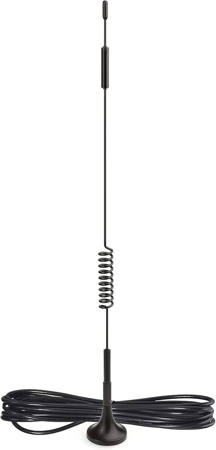 Bingfu 4G LTE Antenne TS9 7dBi Magnetfuß MIMO Netzwerk Externe Antenne Signalverstärker Kompatibel mit Telekom Vodafone O2 Huawei Mobile Hotspots Aircards und LTE Router