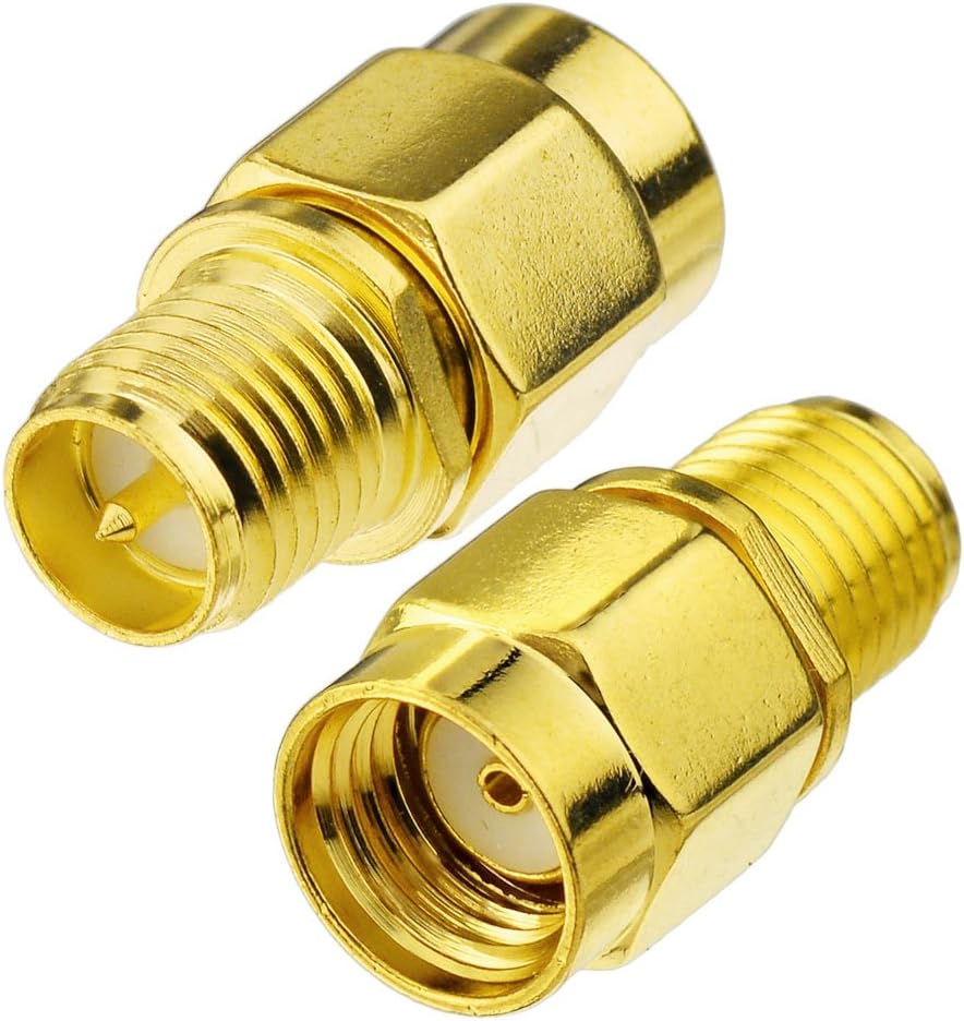 BINGFU WLAN Antenna Extension Cable RP-SMA Male to RP-SMA Female 5 m KSR195 Antenna Cable 4 Kit Compatible with Homematic Ham Radio CCU2 CC1101 Huawei Router