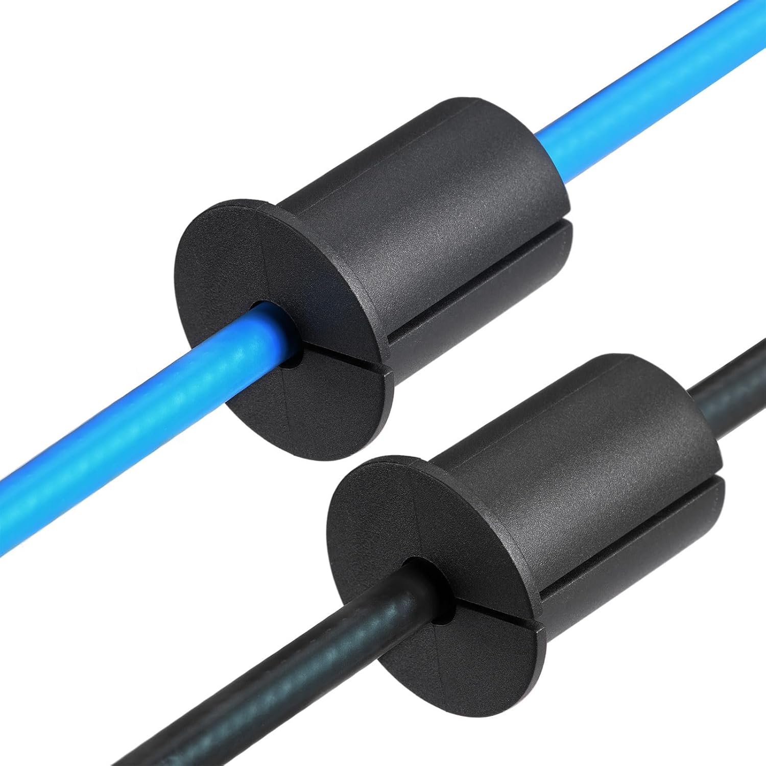 Bingfu Kabelführungskit kompatibel mit Starlink/Ethernet Cat 6/7/8 Kabel - Kabelteilbuchse Wanddurchführung für 1inch/2,4 cm Wandöffnung - 2-Stück Kabelmontagezubehör