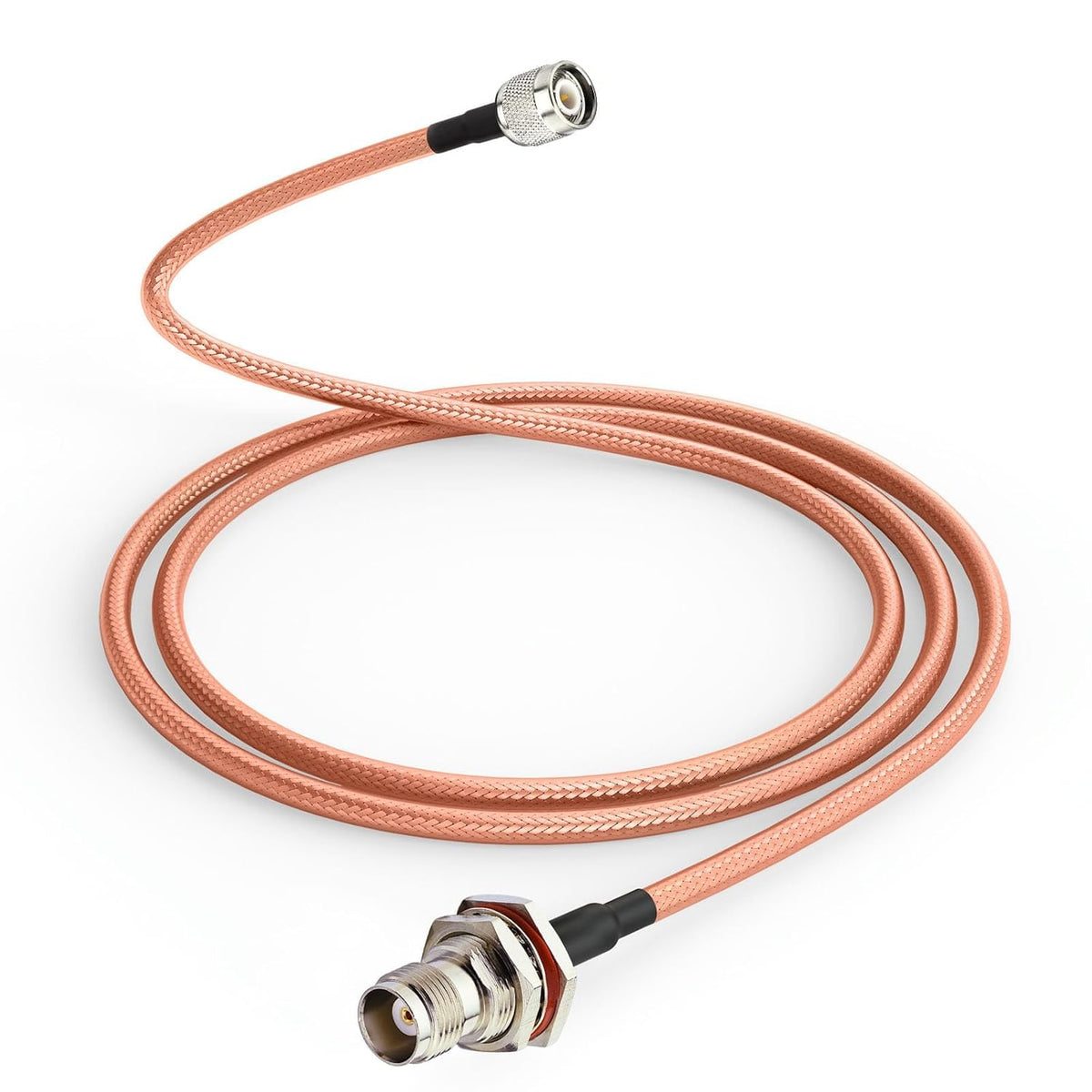BINGFU TNC Kabel Buchse auf Stecker RG400 Verlustarmes Koaxialkabel 1 m