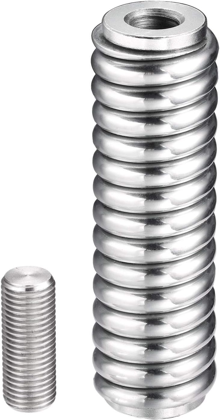 Bingfu CB Antenna Spring Heavy Duty Stainless Steel Compatible with Vehicle Truck Van RV Motorhome Matine Boat Mobile CB Radio Antenna Mount Up to 60" Long 3/8" 24 Thread