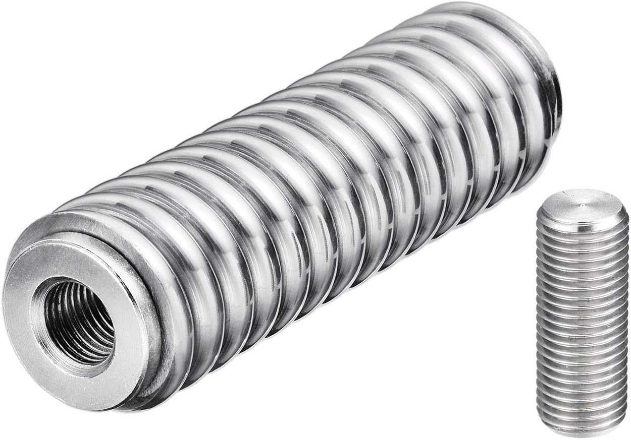 Bingfu CB Antenna Spring Heavy Duty Stainless Steel Compatible with Vehicle Truck Van RV Motorhome Matine Boat Mobile CB Radio Antenna Mount Up to 60" Long 3/8" 24 Thread