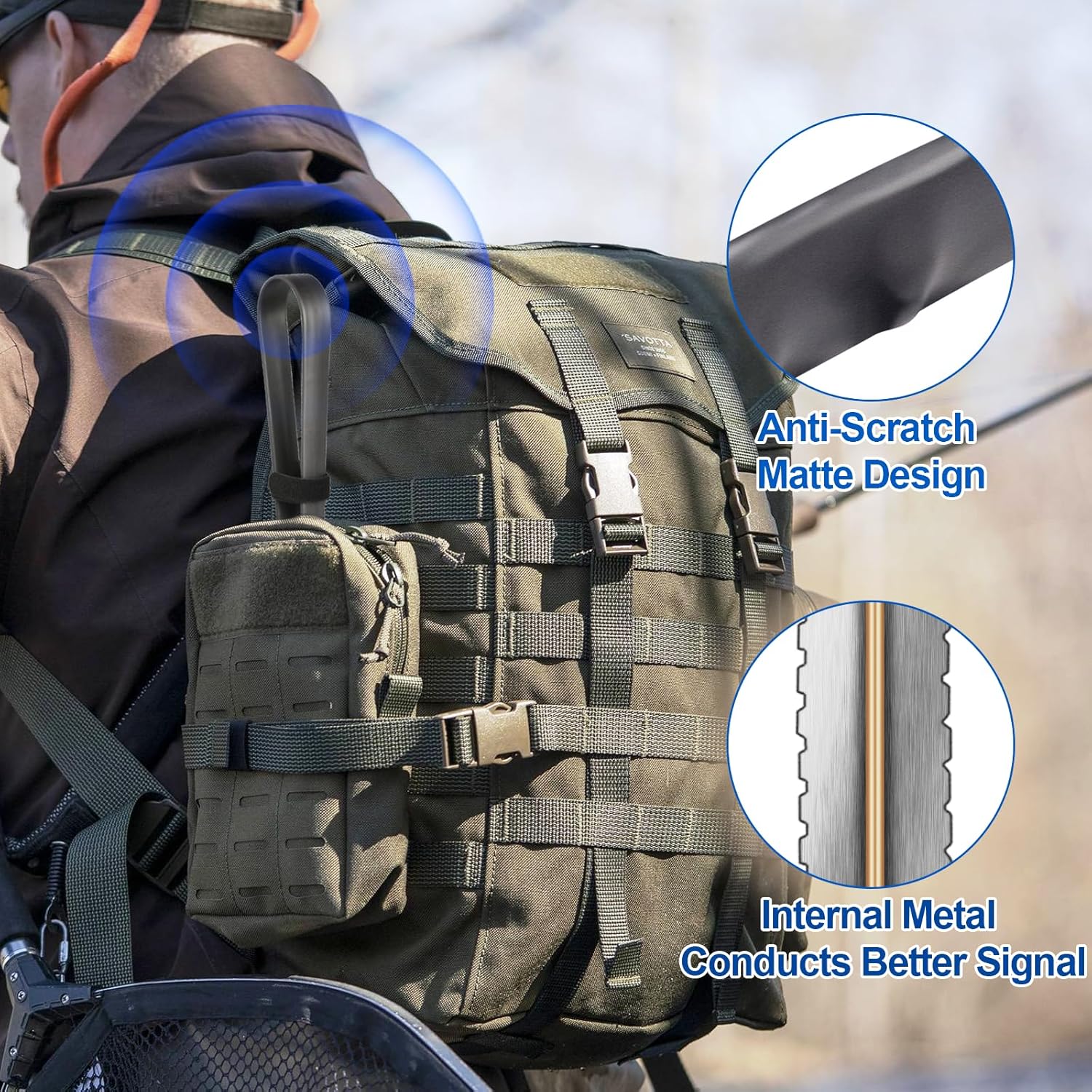 Bingfu Funkgerät Antenne Dualband VHF UHF 136-460 MHz Faltbare CS Tactical SMA Buchse Amateurfunkantenne Kompatibel mit Baofeng BF-F8HP UV-5R UV-82 BF-888S CB-Handfunkgerät Funksprechgerät