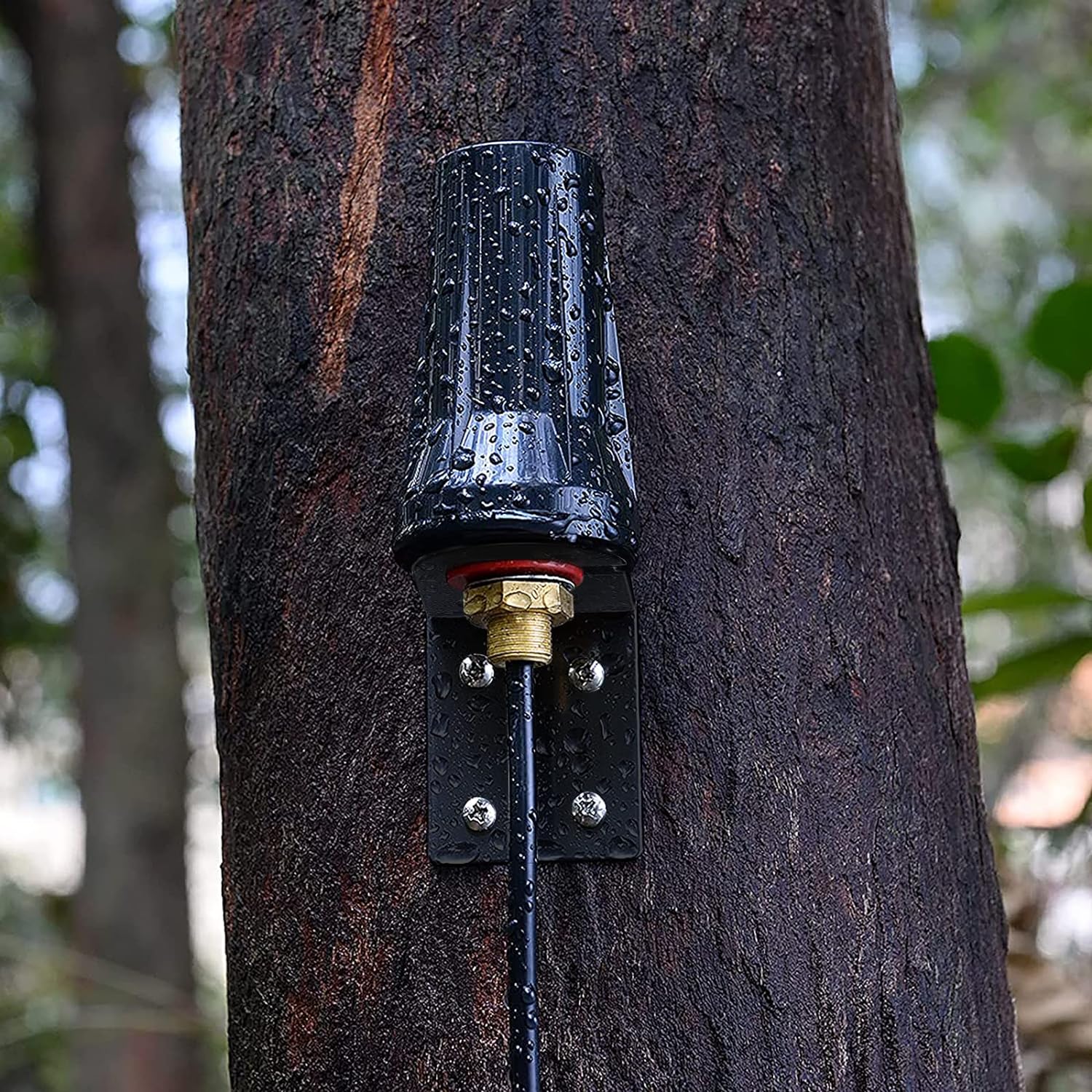 Bingfu 4G LTE Antenne Outdoor 5 dBi Wasserdicht Wandhalterung Antenne mit Dual TS-9 Stecker Splitterkabel kompatibel mit GSM 3G 4G LTE-Router-Gateway Mobilfunkkamera