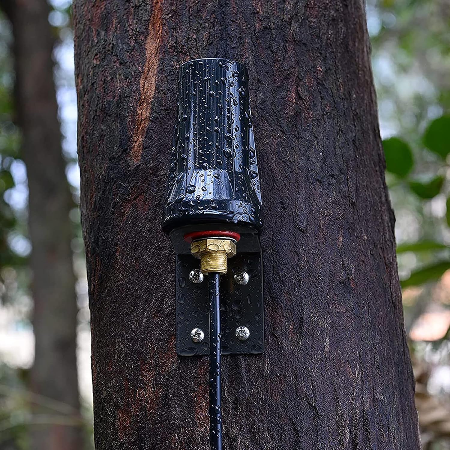 Bingfu 4G LTE-Antenne Outdoor 5 dBi Wasserdicht Wandhalterung Antenne mit Zwei SMA-Stecker Splitterkabel kompatibel mit GSM 3G 4G LTE-Router-Gateway Mobilfunkkamera