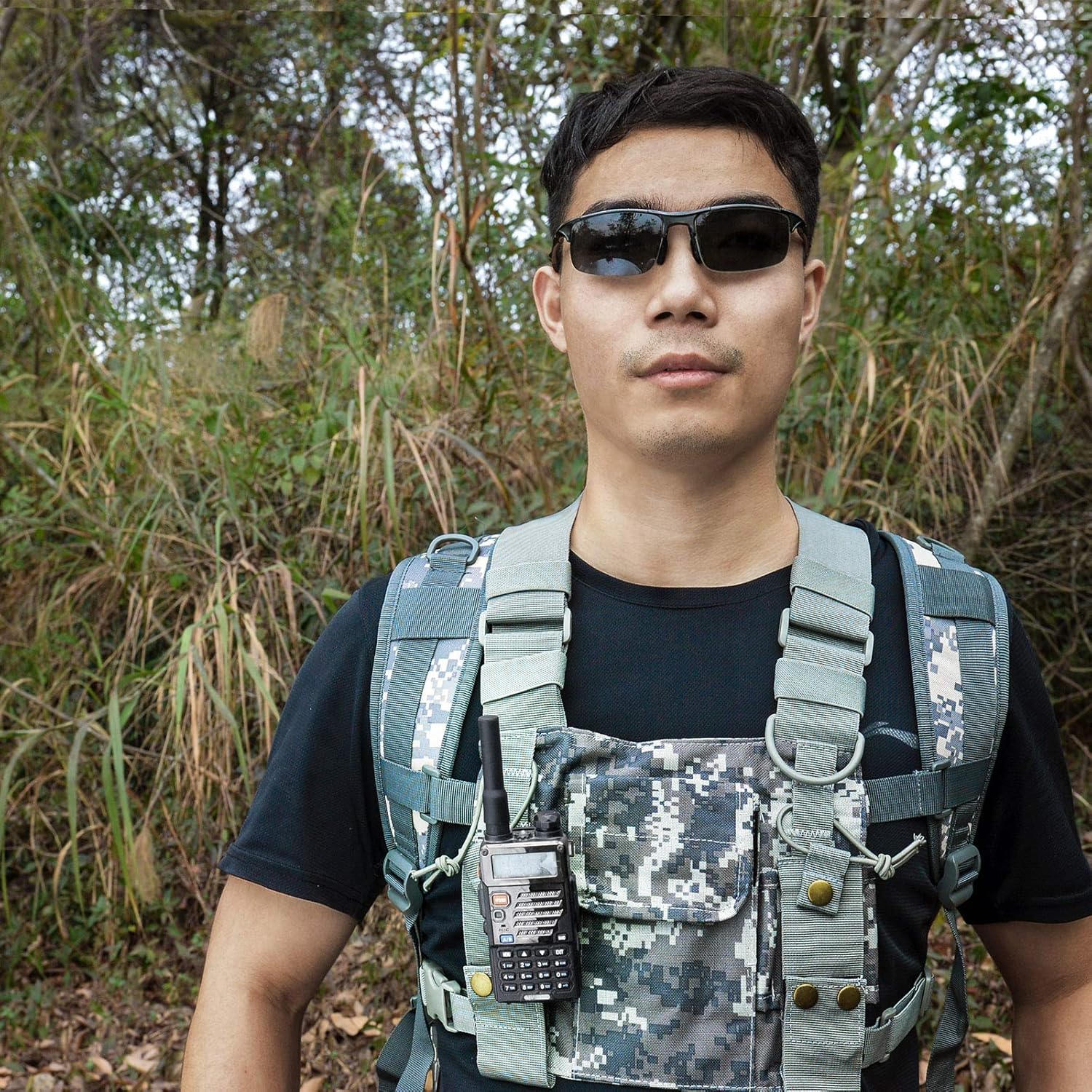 Bingfu Funkgerät Antenne SMA Buchse Dual Band VHF UHF 136-174MHz 400-460MHz Antenne Kompatibel mit Baofeng BF-F8HP UV-5R UV-82 BF-888S Handheld HT Ham Radio Walkie Talkie, 2-Pack, MEHRWEG