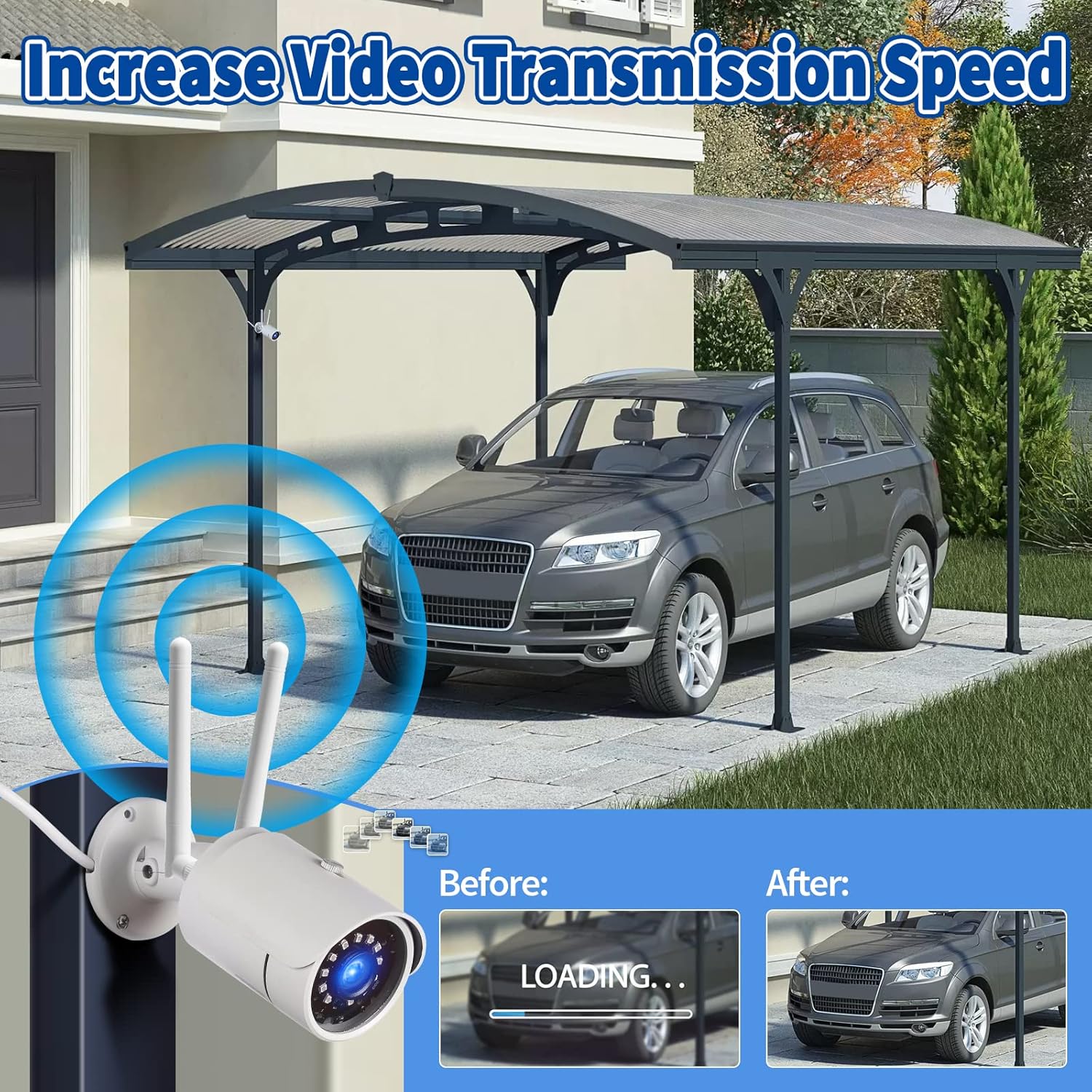 Bingfu External WiFi Antenna RP-SMA 2.4GHz 5GHz 5.8GHz 3dBi Dual Band Wireless Antennas Replacement (2-Pack) for WiFi Router Security IP Camera Access Point USB WiFi Adapter