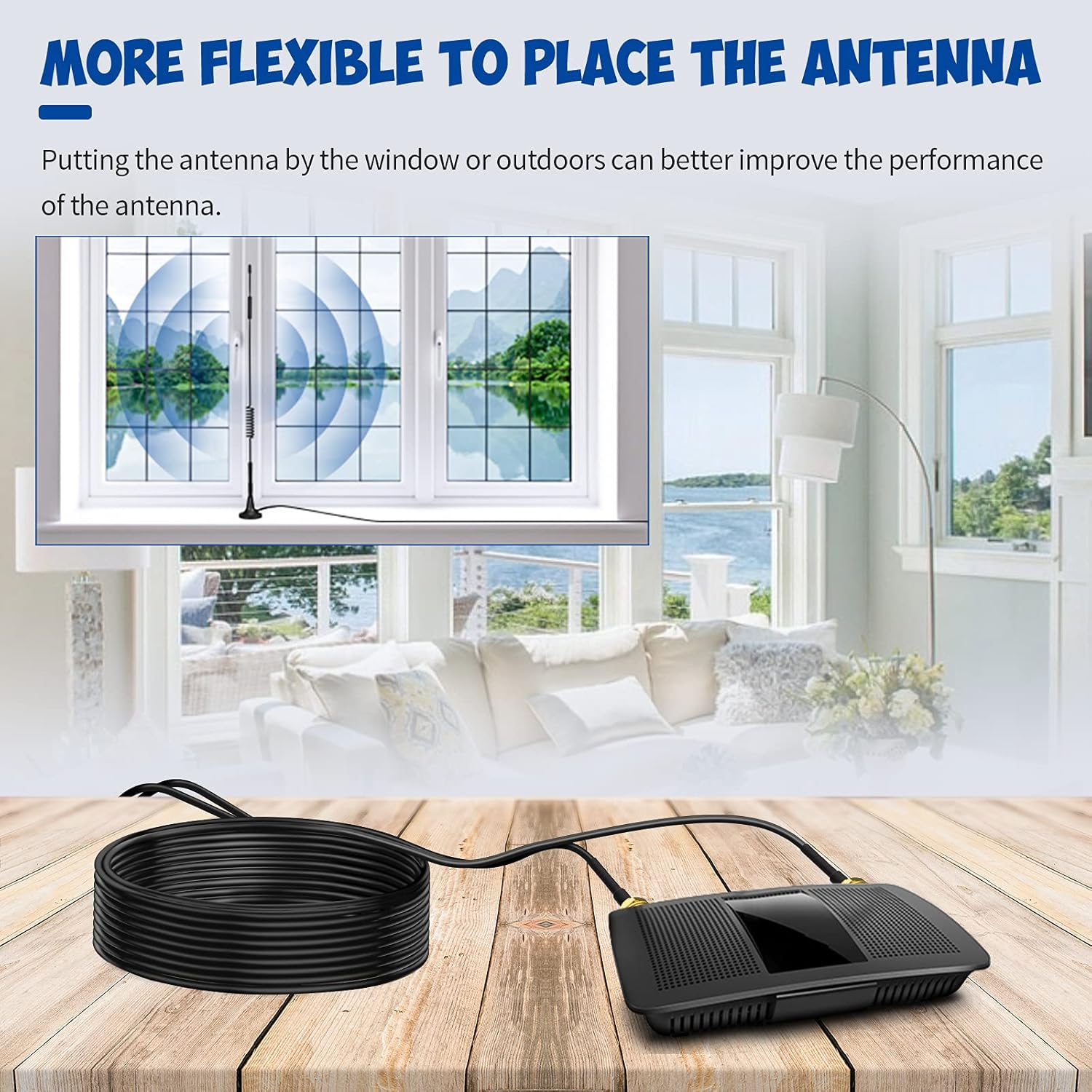 RP-SMA Stecker auf RP-SMA Buchse Kabel 3m RG174 WiFi-Antennenverlängerungs Koaxialkabel 2 Stück für Drahtlose Mini PCI Express PCIE Netzwerkkarte USB WiFi Adapter WiFi Router Booster IP Kamera