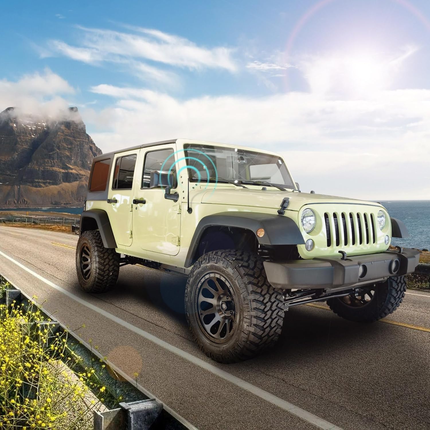 Universal Autoantenne Dachantenne 31,5cm Ersatz Autoradioantenne kompatibel mit Autofahrzeugen