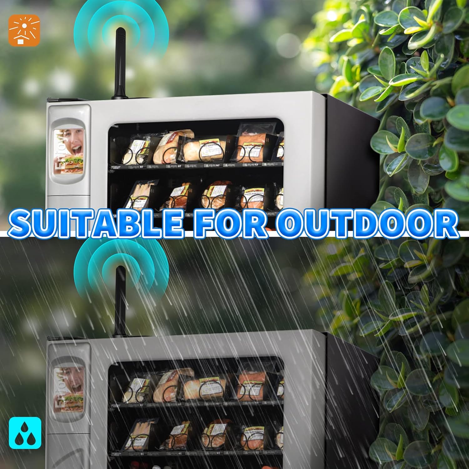 Bingfu 4G LTE Antenne 2 Stück 5dBi SMA TS9 Externe omnidirektionale Netzwerkantenne mit Magnetfuß für 4G LTE GSM GPRS Router MiFi Hotspot Router USB Modem