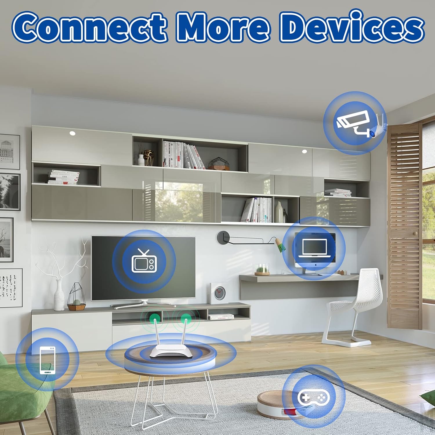 Bingfu WLAN Antenne Dualband 2,4 GHz 5 GHz 3dBi MIMO RP-SMA Stecker Bluetooth Antenne für WLAN-Router Drahtlose Netzwerkkarte USB-Adapter Sicherheit IP-Kamera Videoüberwachung Monitor, Weiß, 2-Stück