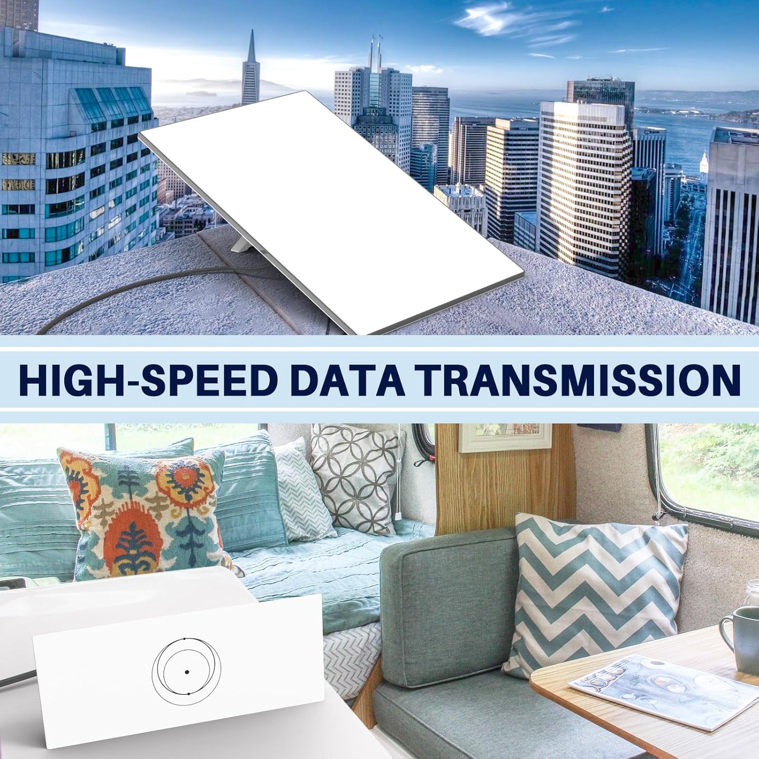 Bingfu Ersatzkabel für Starlink V3 Gen3 Satellitenschüssel - Hochgeschwindigkeits-Übertragung und verbesserte Störfestigkeit Verlängerungskabel für Starlink Gen 3 Rechteck-Satellit, 22 Meter