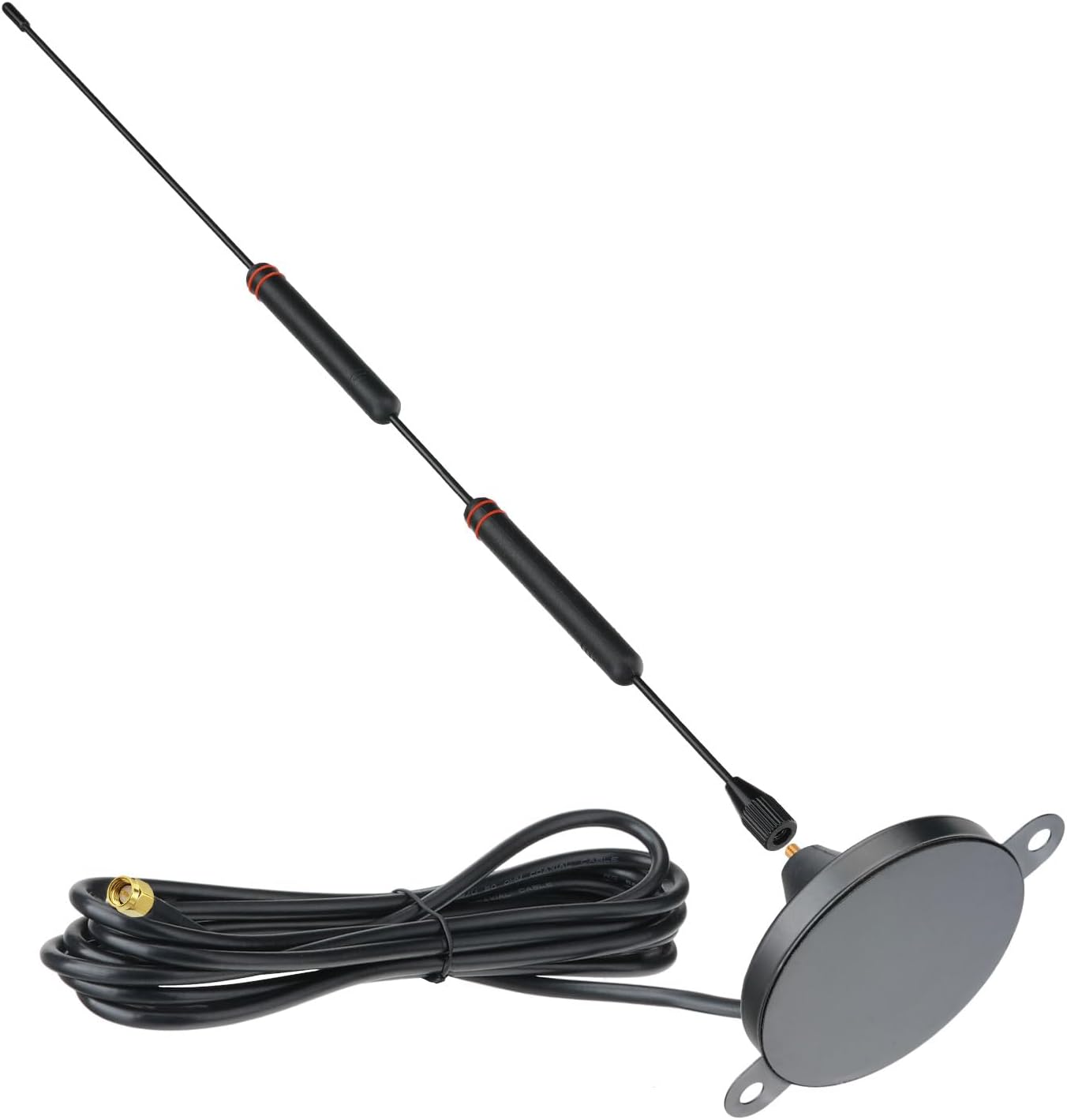 Bingfu 10dBi MIMO antenna mounted on a metal industrial cabinet for maximum signal reception