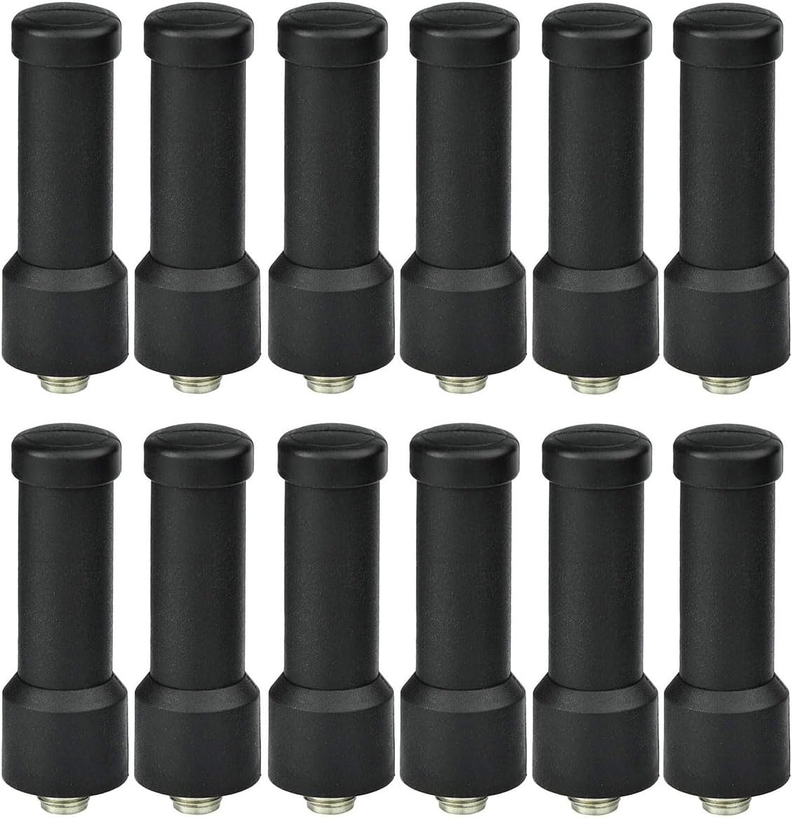 Bingfu 12-pack UHF 400-470MHz short replacement antennas with SMA female connectors