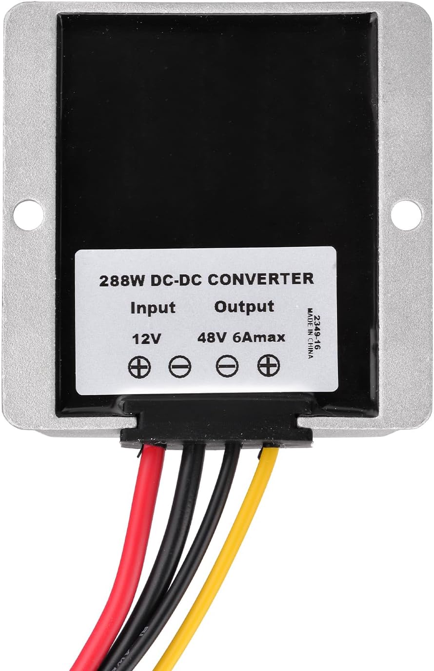 Bingfu 12V to 48V power converter aluminium housing detail IP68