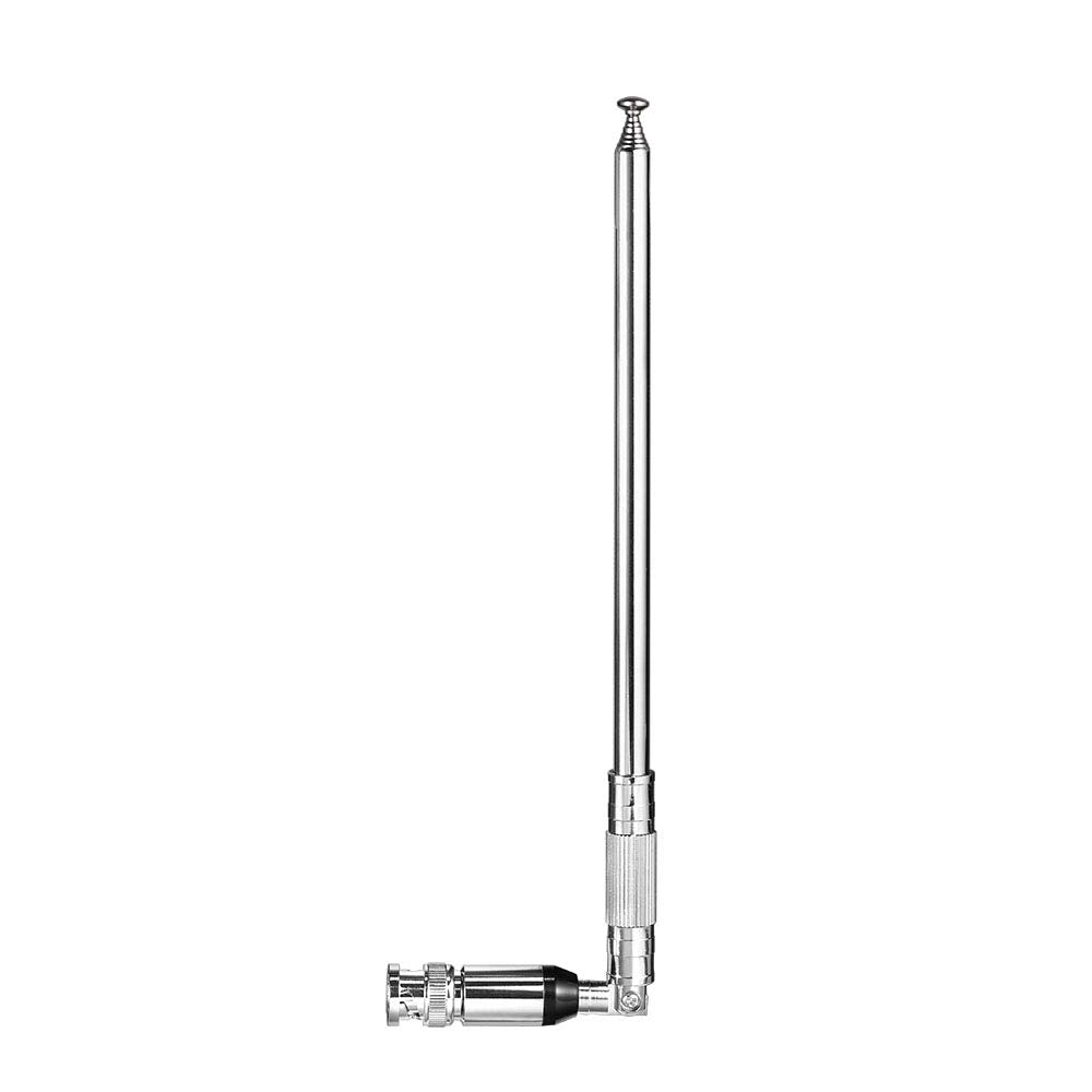Bingfu 8-section telescopic BNC wideband scanner antenna fully extended