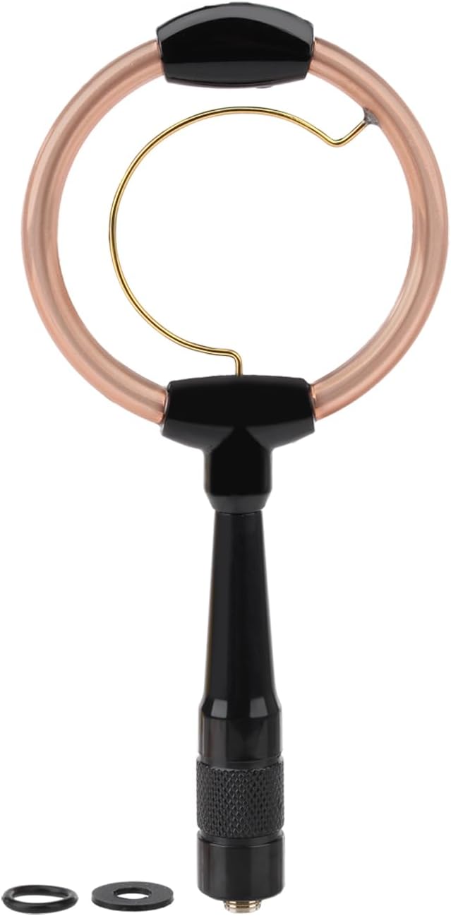 Bingfu dual-band VHF/UHF compact loop ham radio antenna for handheld walkie-talkies