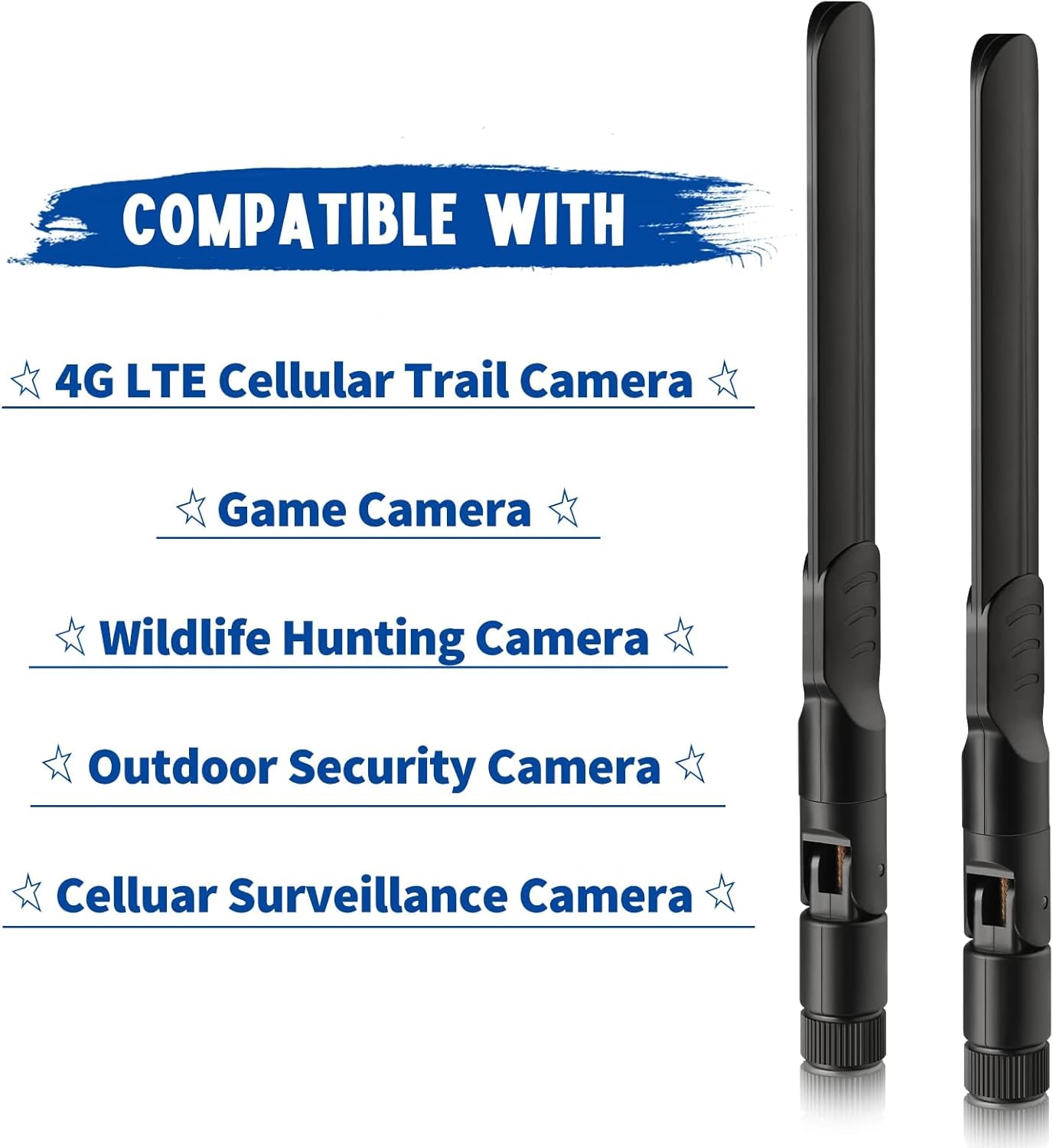 Bingfu dual band 2.4GHz 5GHz 5.8GHz 6dBi WiFi magnetic mount antenna with RP-SMA male connector
