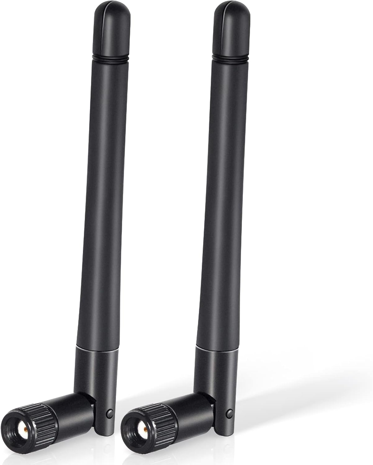 Bingfu single pack dual-band 3dBi WiFi antenna with RP-SMA male connector, universal replacement antenna