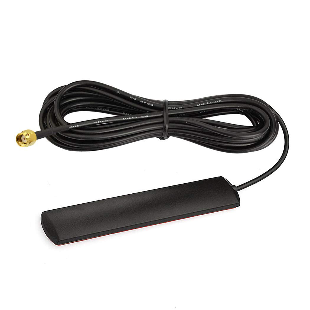 Bingfu thin-profile 4G LTE adhesive patch antenna with RP-SMA male connector and 3-meter RG174 coaxial cable
