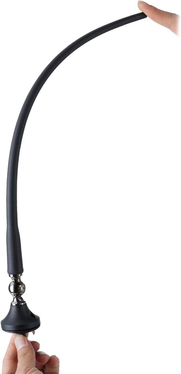 Close-up of Bingfu 16-inch rubber antenna showing durable weather-resistant coating and flexible base