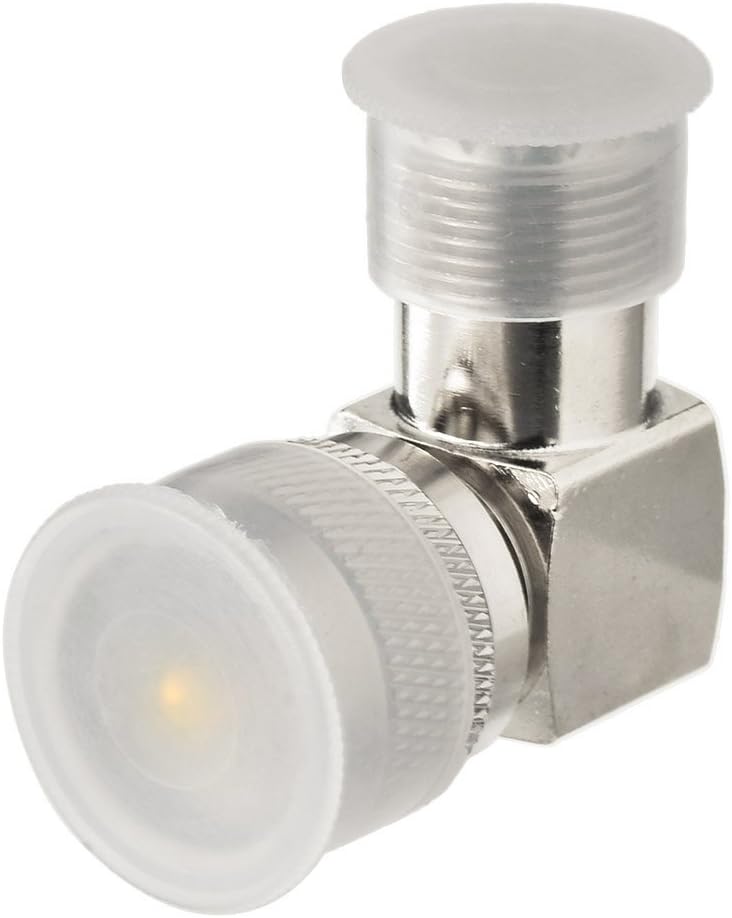 Close-up of Bingfu UHF adapter showing high-quality brass body and gold-plated center pin for low signal loss