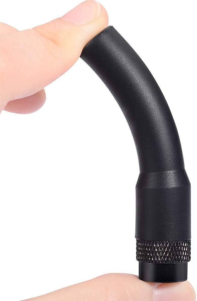Close-up of the durable, high-flexibility rubberized antenna housing and SMA-Male base.