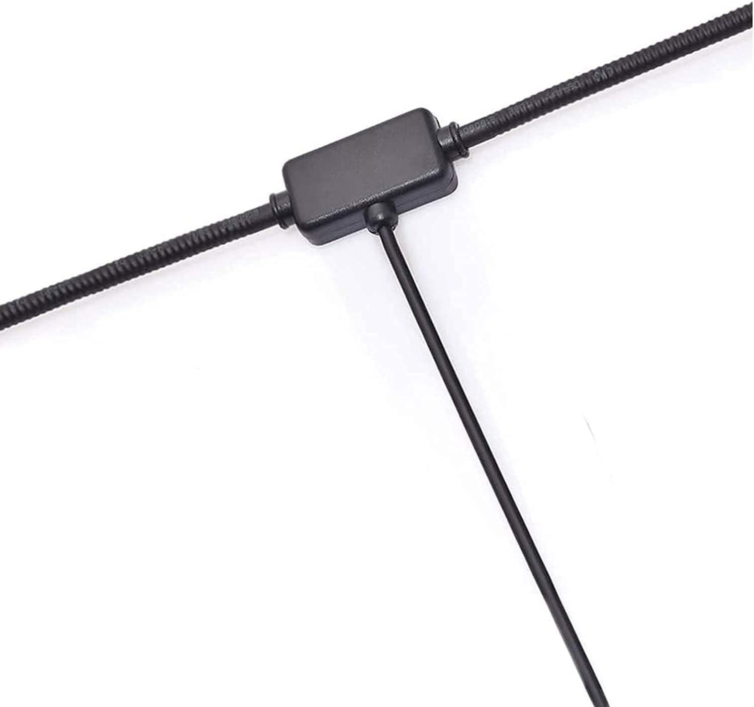 Close-up of the flexible T-shaped dipole arms and the center distribution block, designed for easy mounting on walls or glass