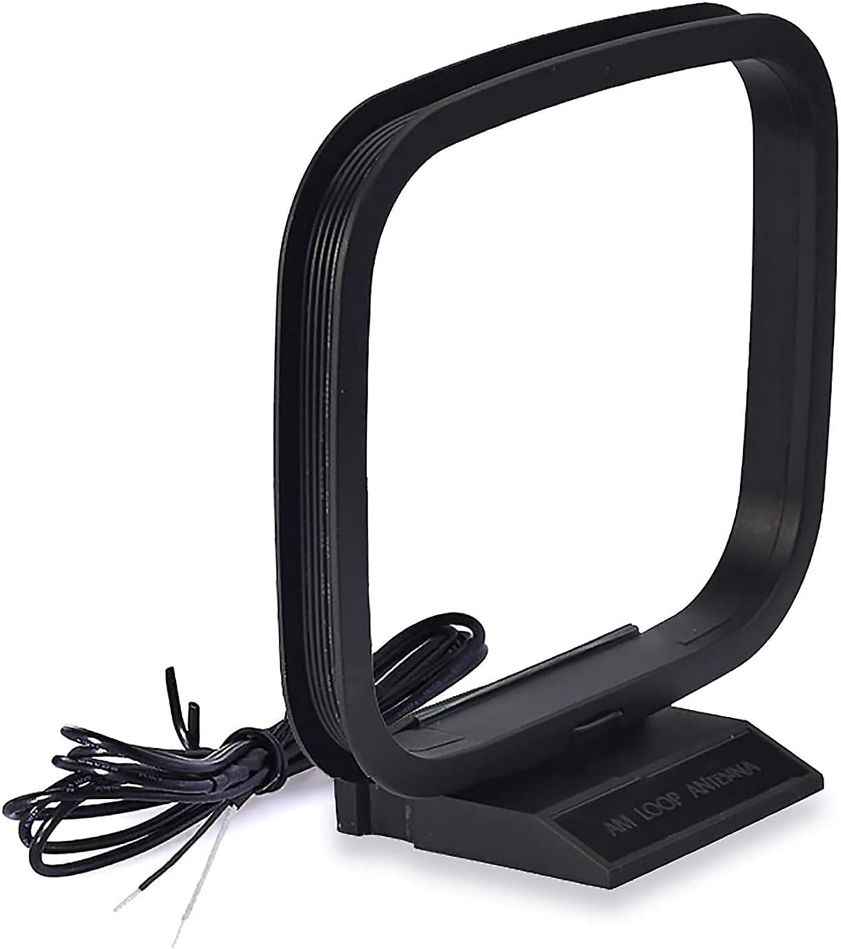 Close-up of the loop antenna frame and high-quality connection components