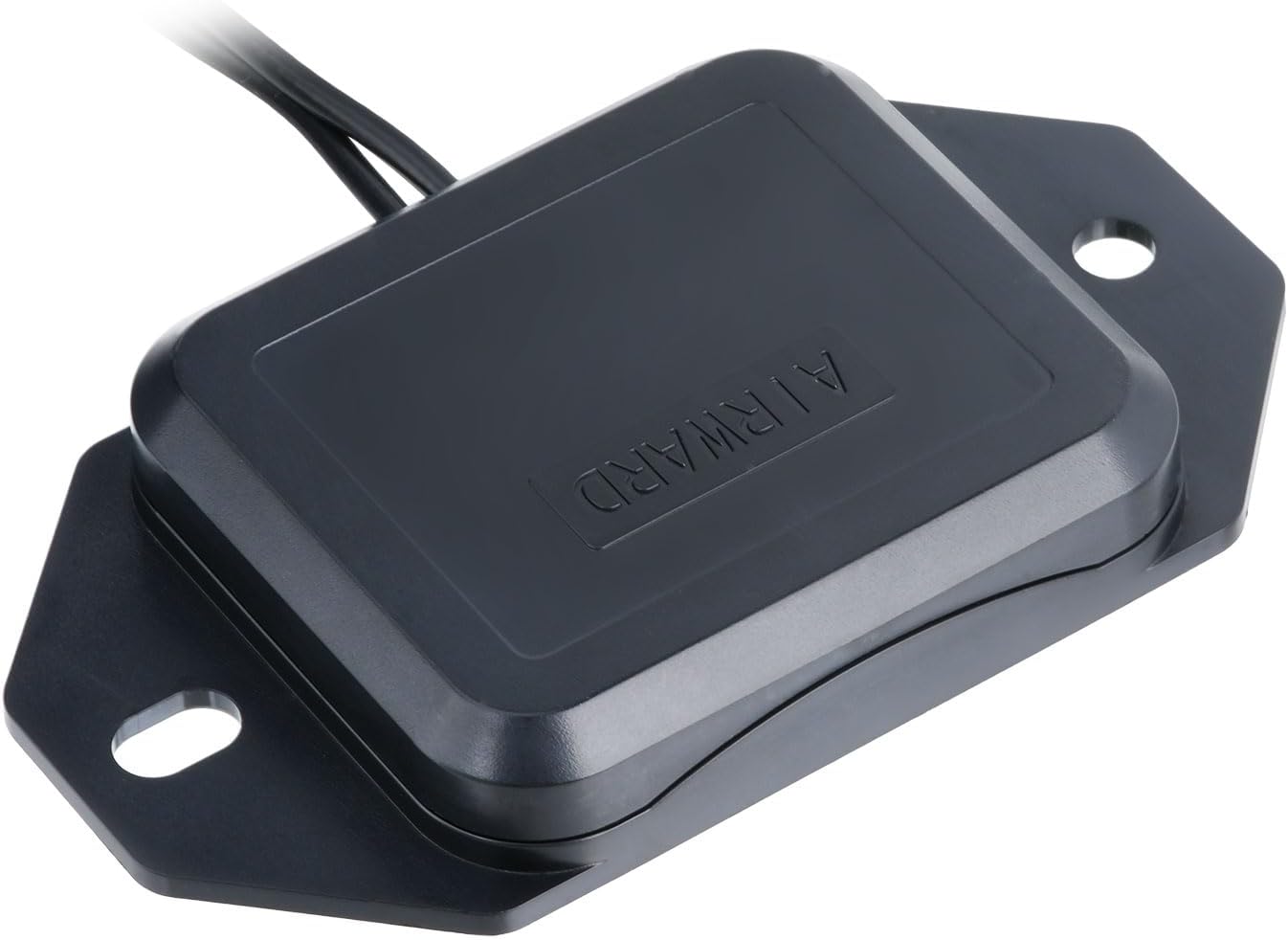 Close-up of the rugged, weather-resistant housing and dual-cable configuration